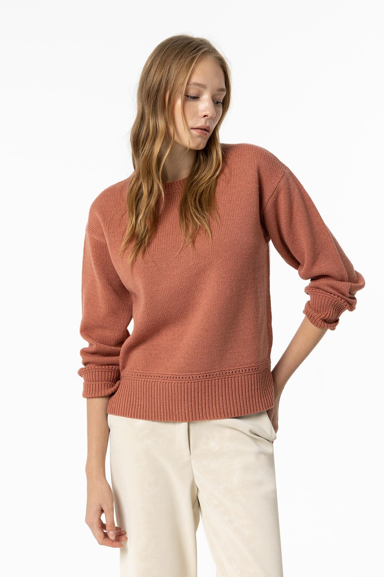 Camisola com Ponto Aberto