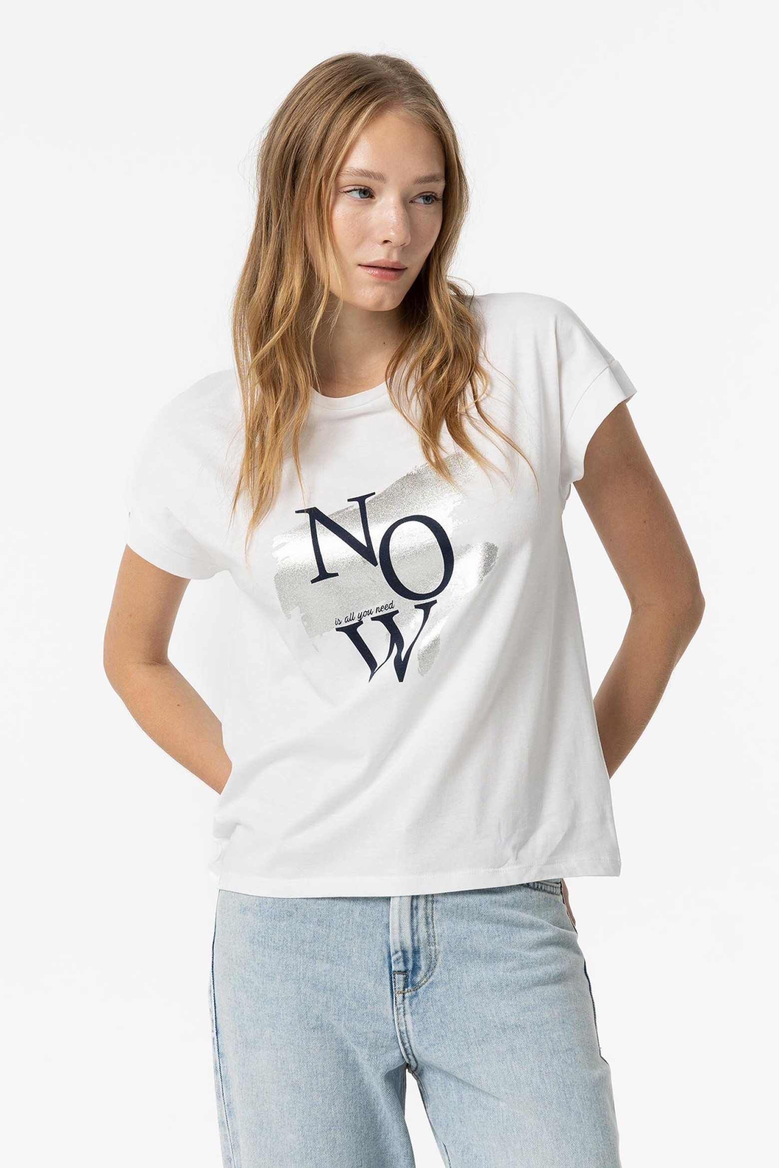 Camiseta con Estampado Delantero