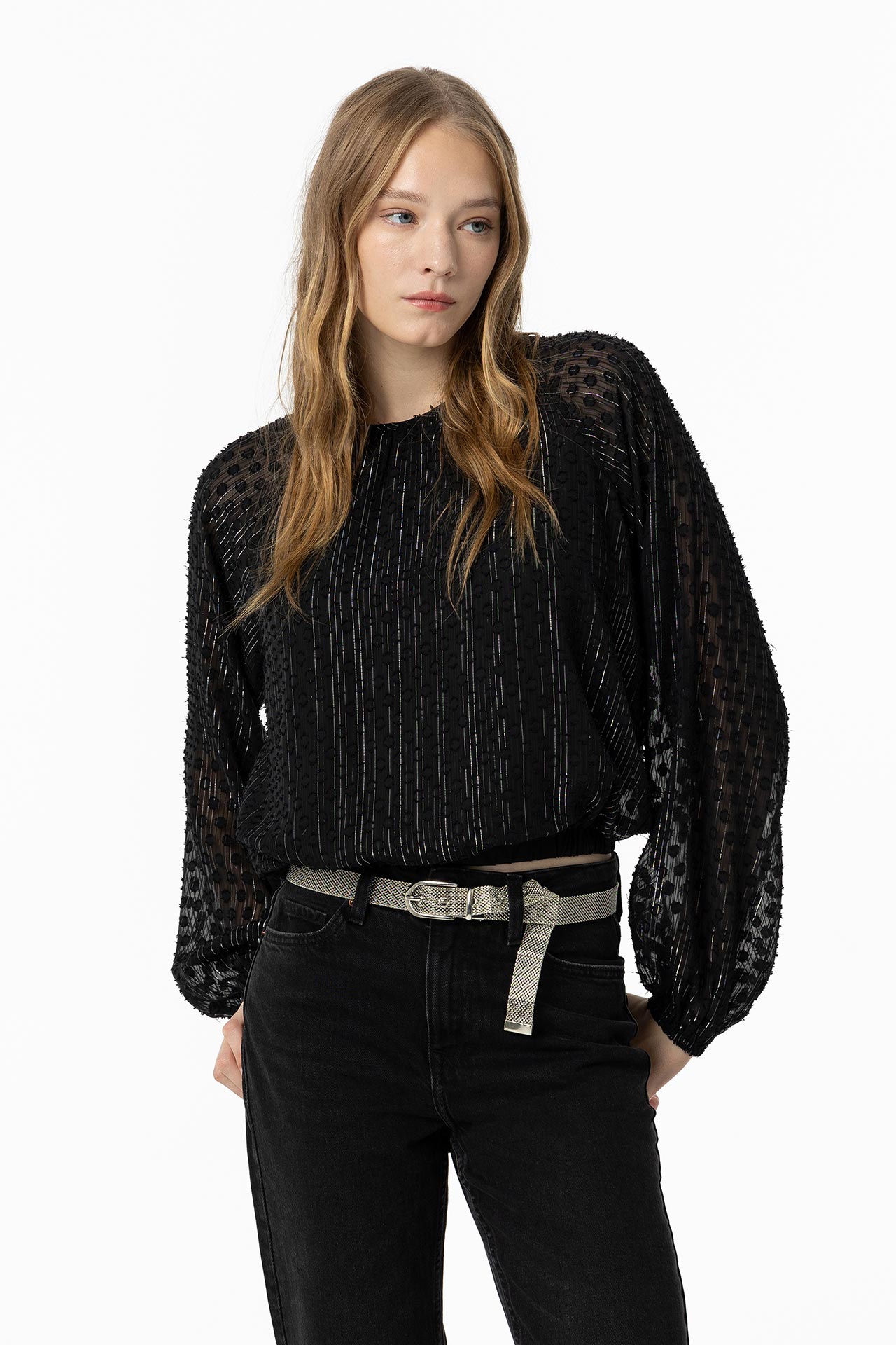 Black Long Sleeve Blouse