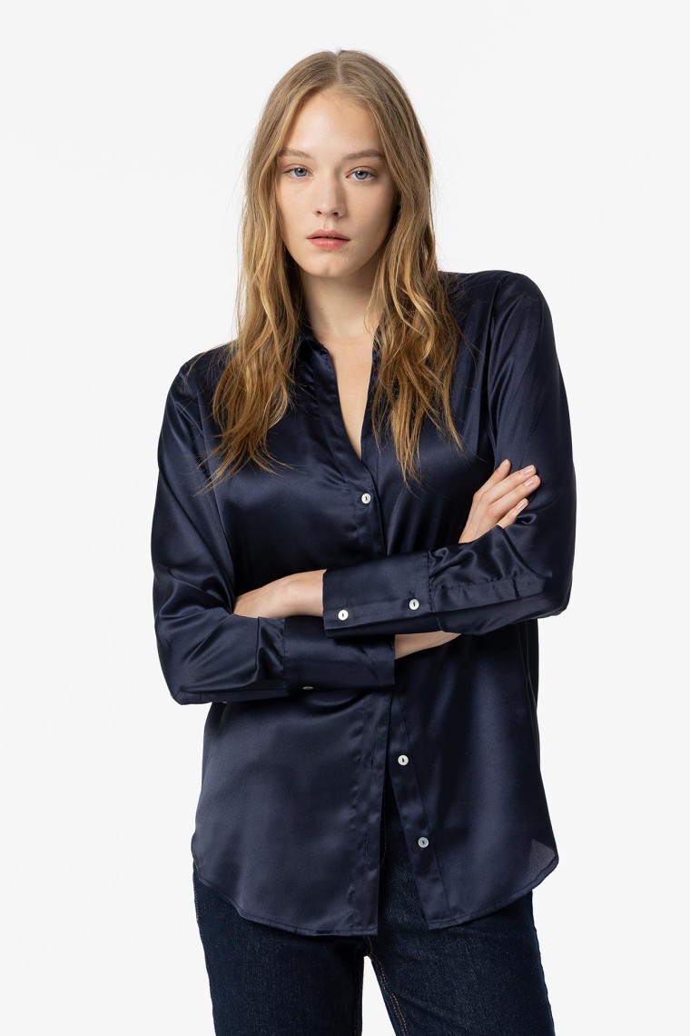 Dark Navy Long Sleeve Shirt