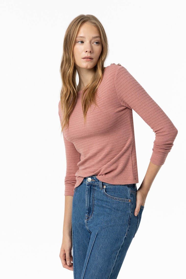 Pink Long Sleeve T-Shirt