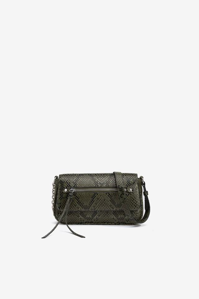 Leather-Like Crossbody Bag