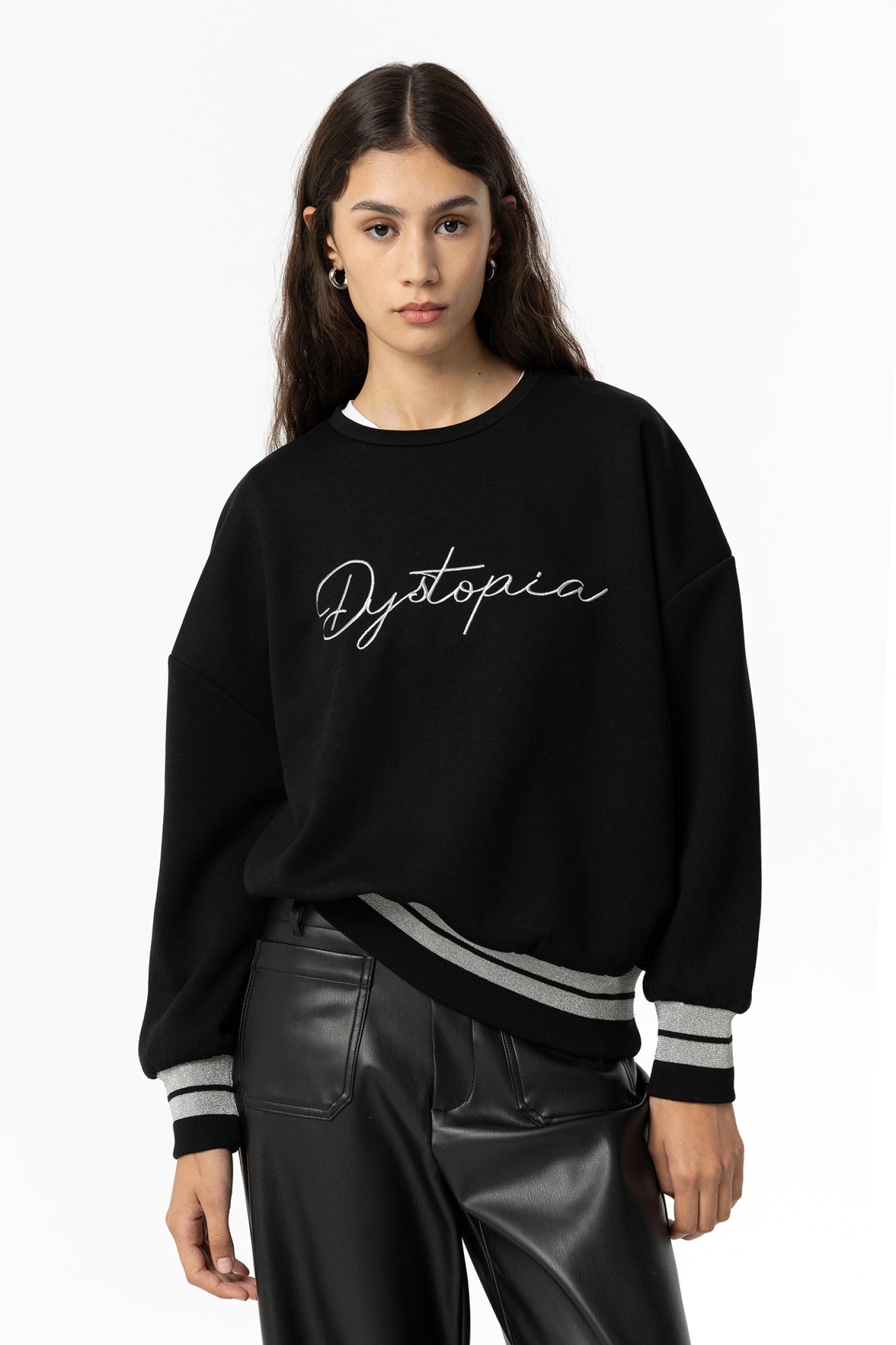 Front Embroidered Sweatshirt