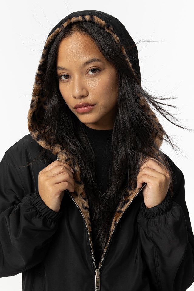 Reversible Jacket with Hood