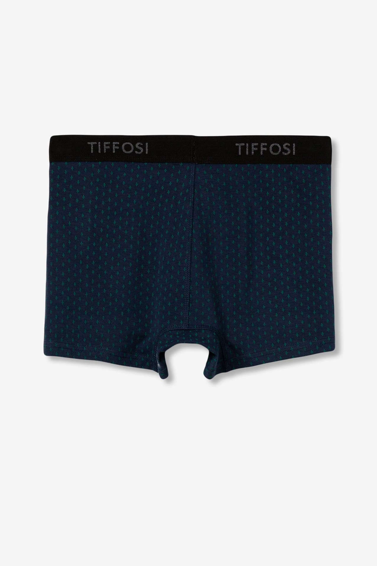 Boxers Estampados com Costura em Contraste