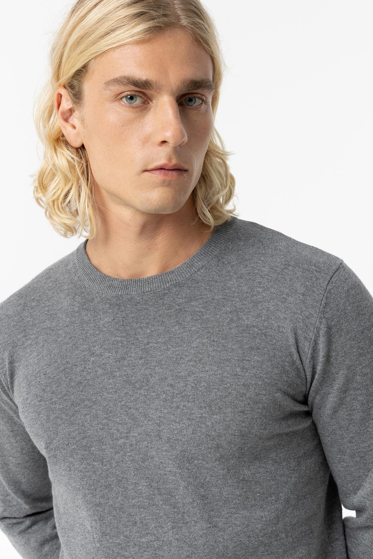 Sweatshirt 'Trige' - Grey Melange