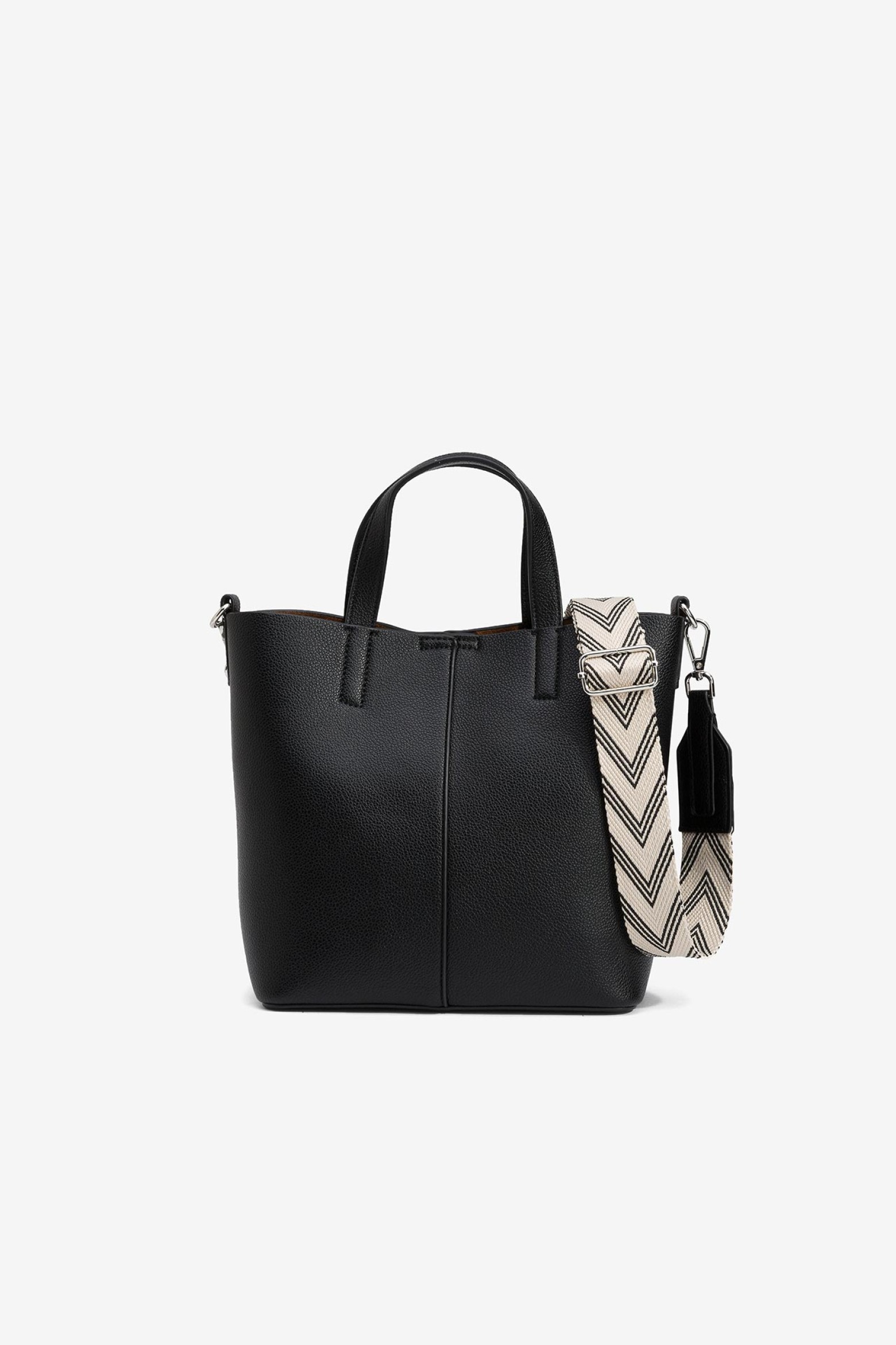 Mini Tote Efecto Piel