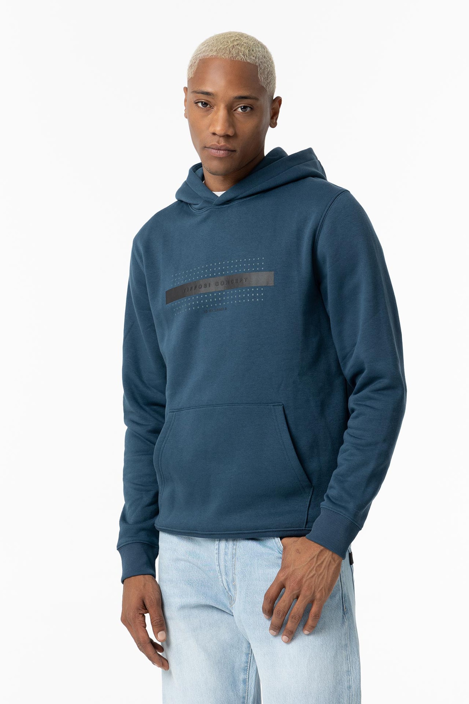 Hoodie Estampado en Relieve