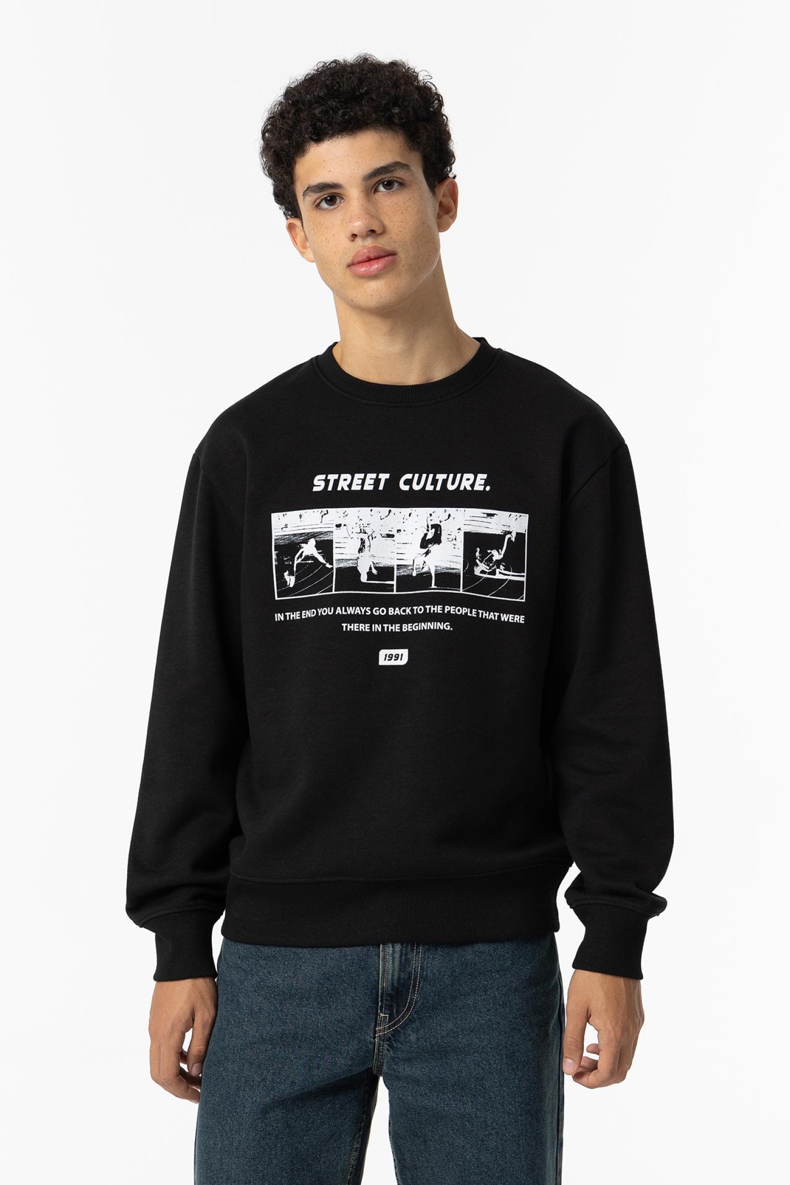 Sudadera con capucha Relaxed Fit Estampado