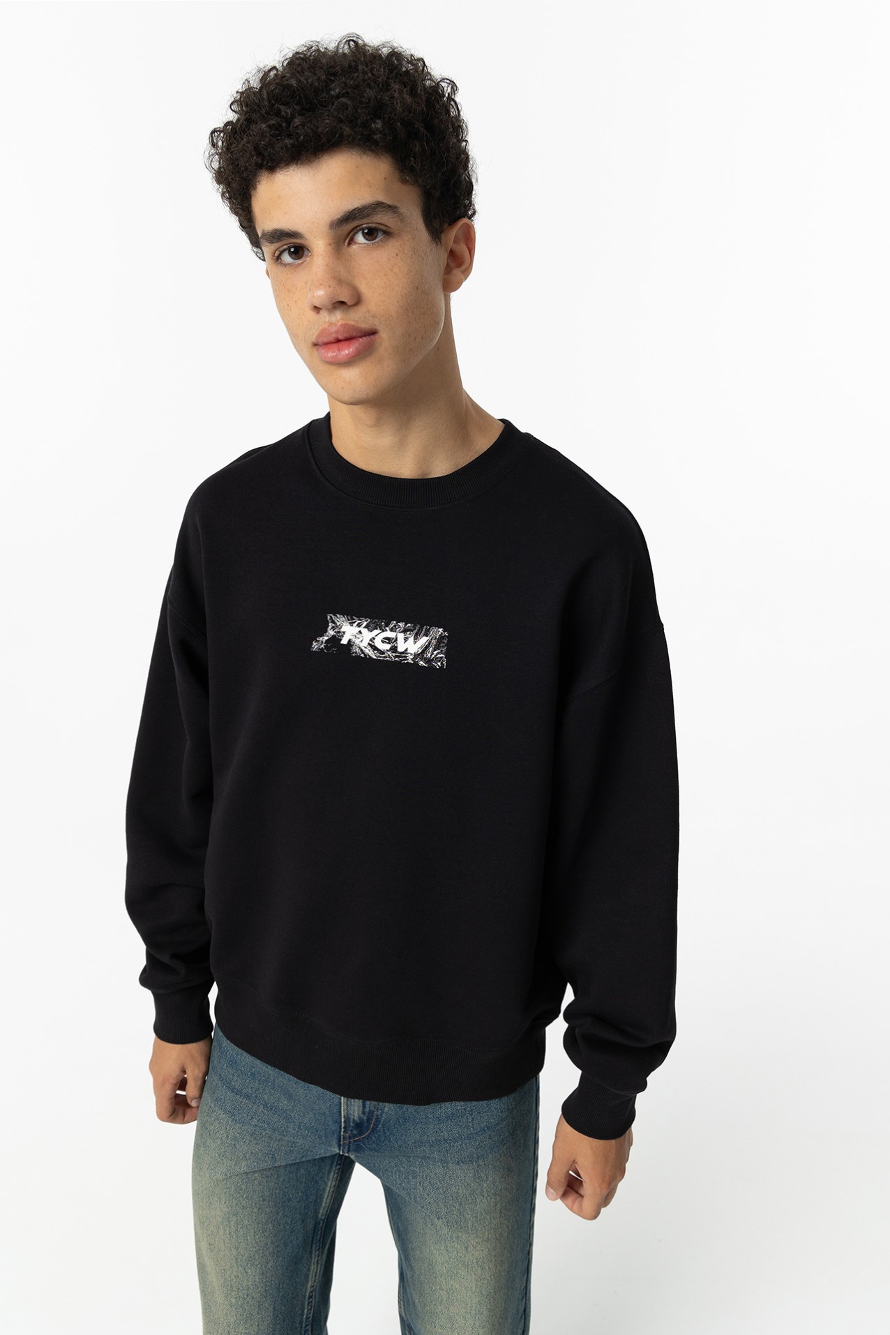 NAME IT Jungen Sweatshirt – Relaxed Fit Aus 100% Baumwolle, Bequemer Rundhals-Pullover