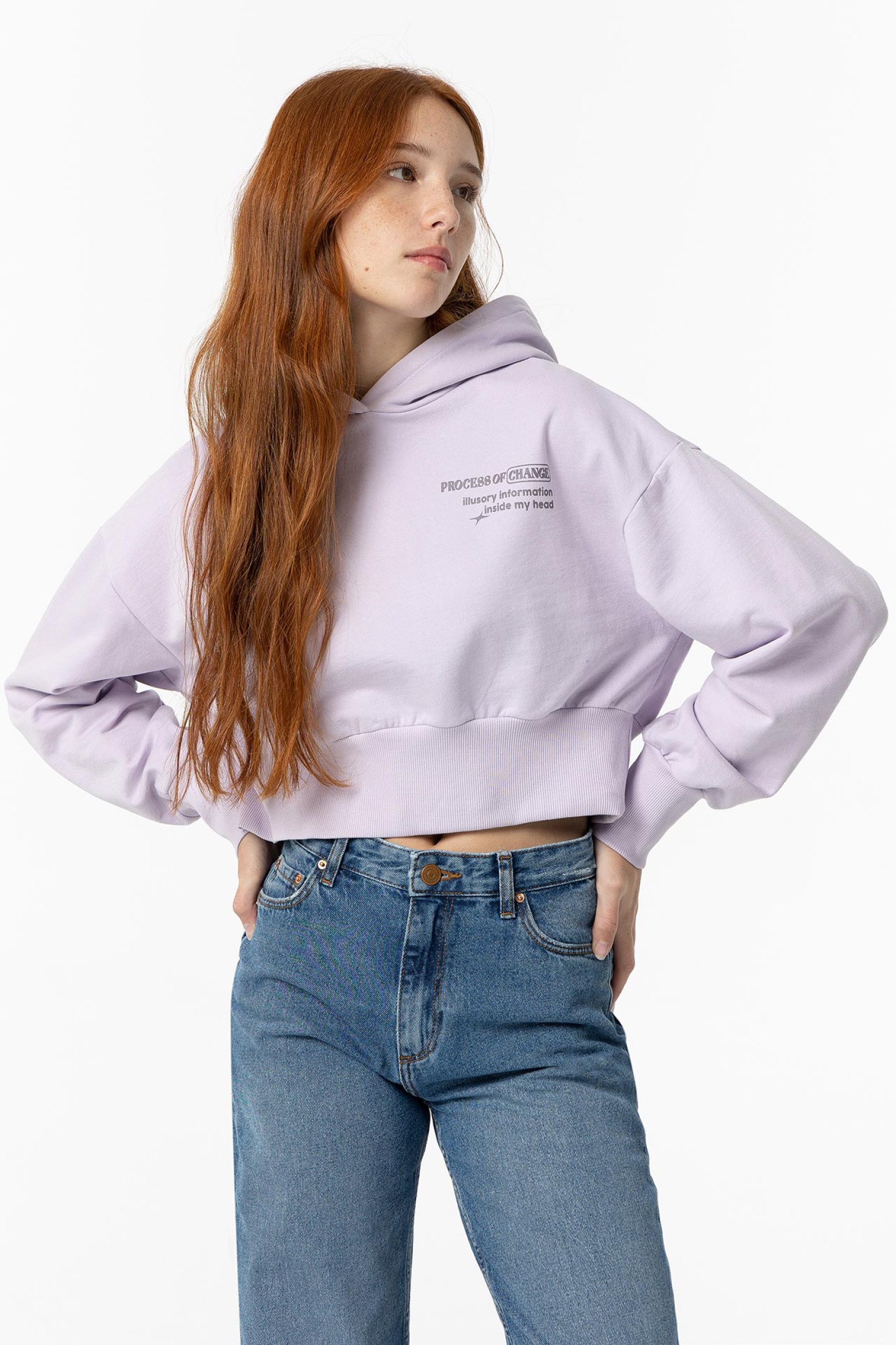 Sudadera con Estampado Frontal