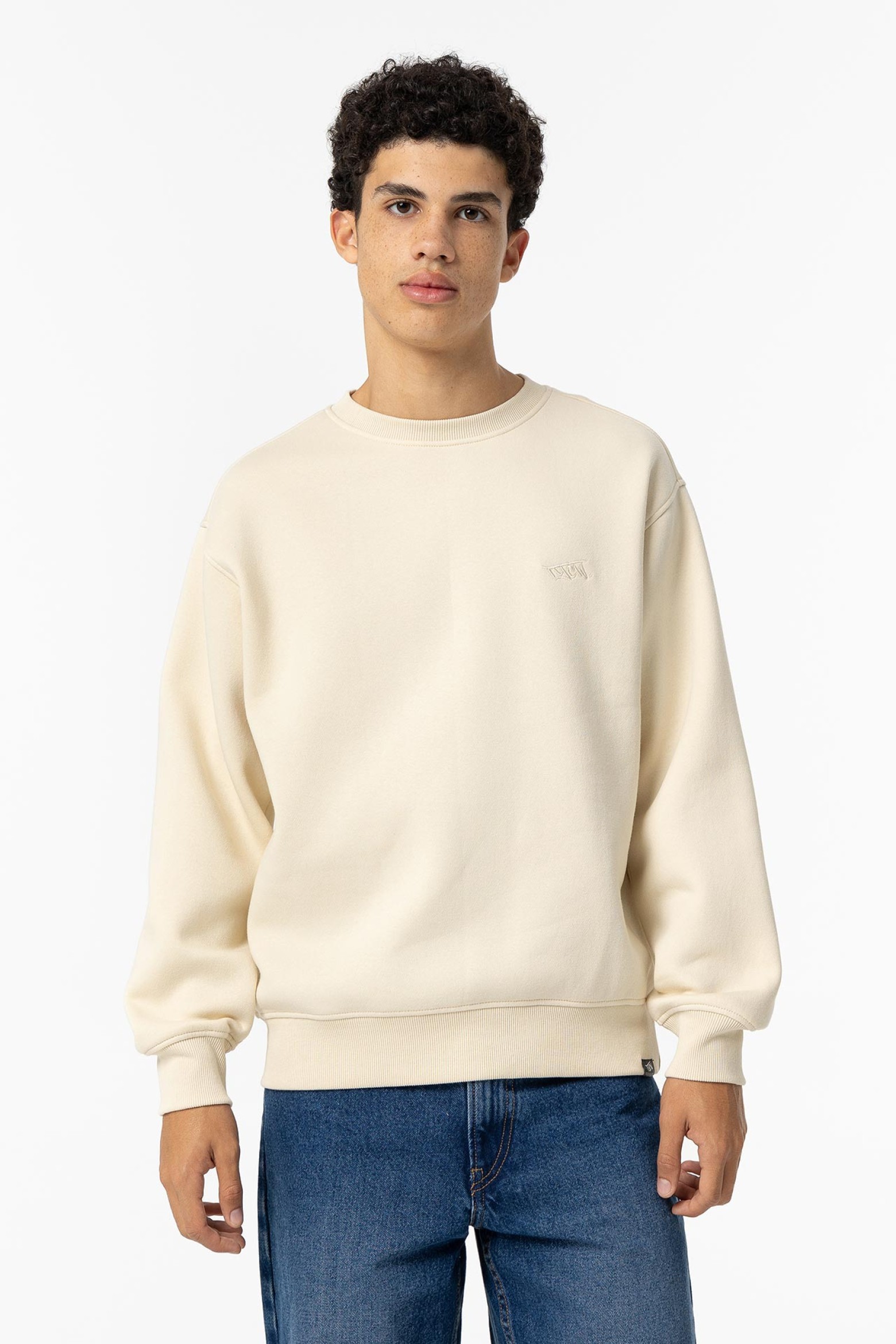 Sudadera con logotipo en relieve