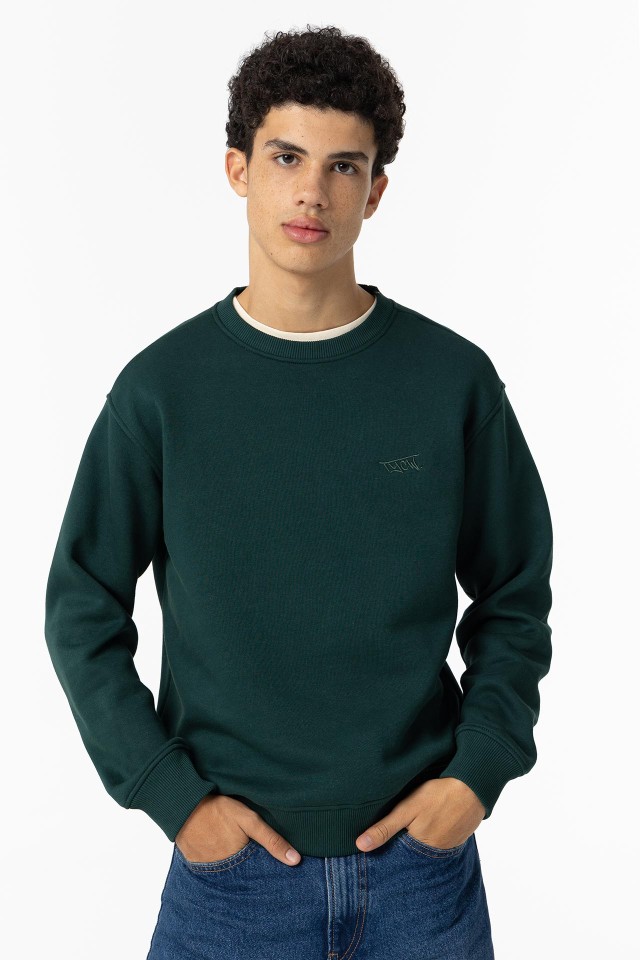 Sweatshirt com Logo em Alto Relevo