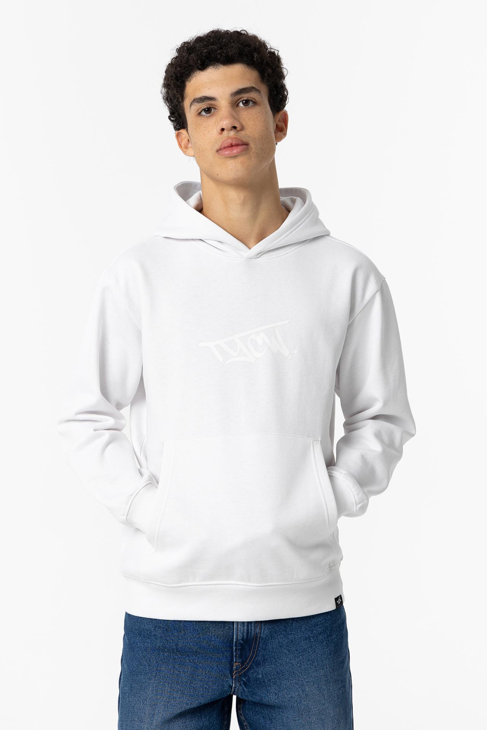 Hoodie com Estampado Frontal