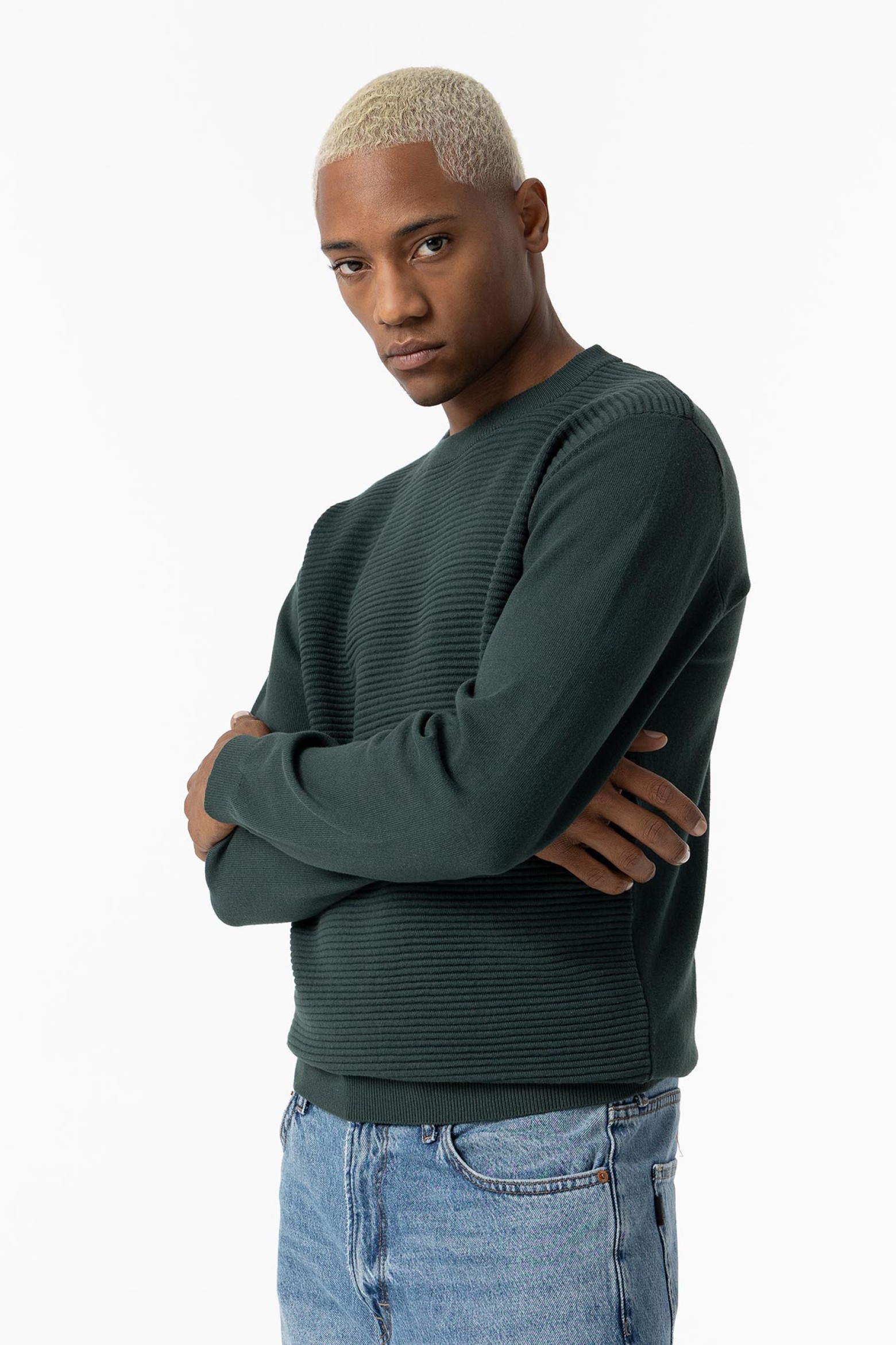 Sudadera de Punto Canelada