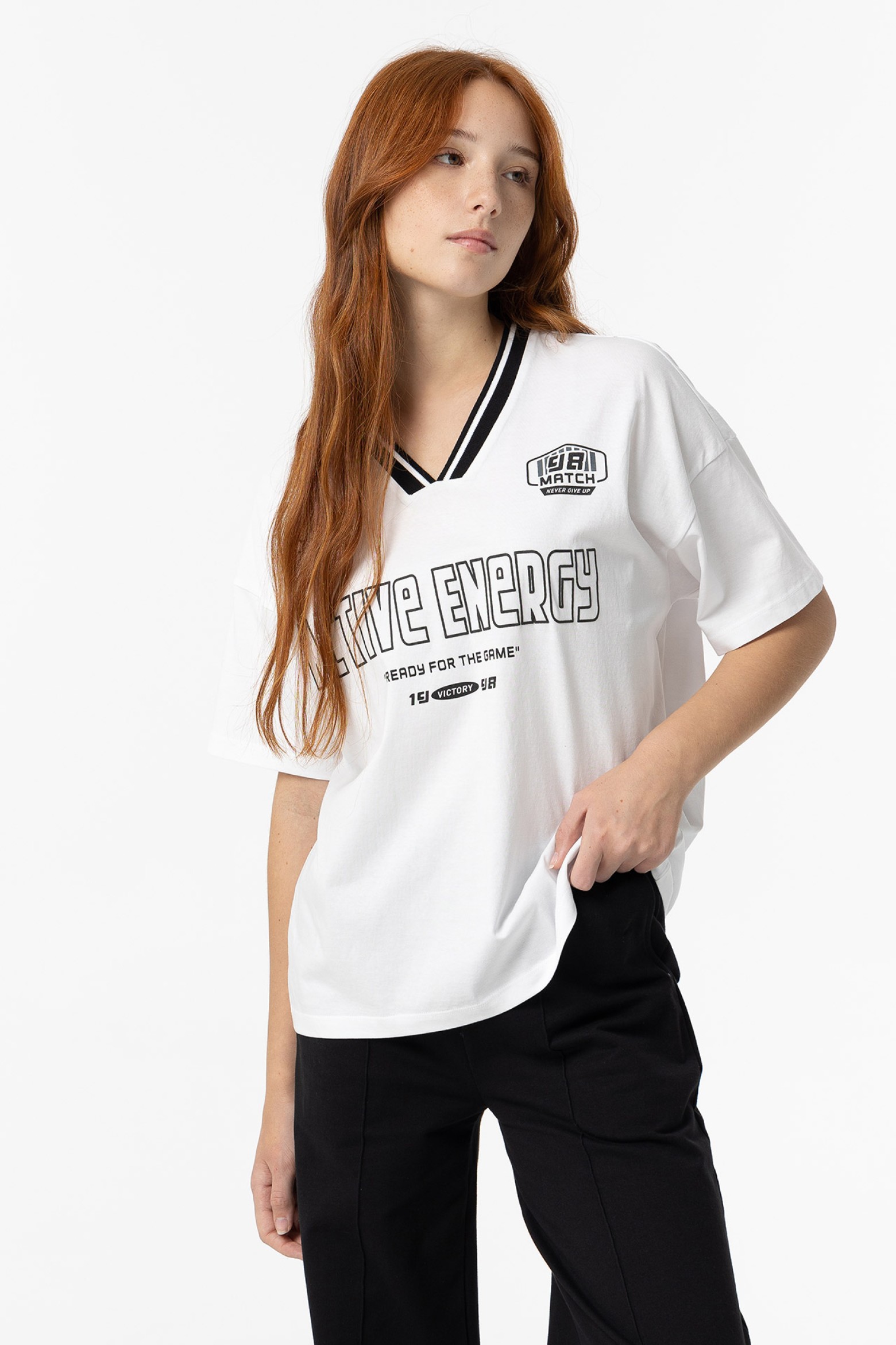 Camiseta Extragrande Estilo Deportivo
