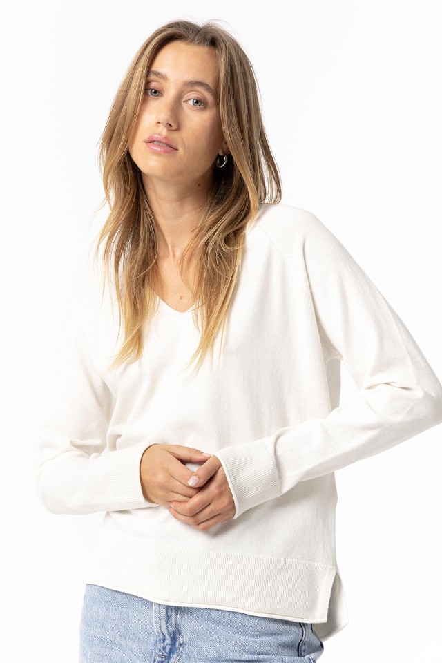 Camisola Relaxed de Malha Fina