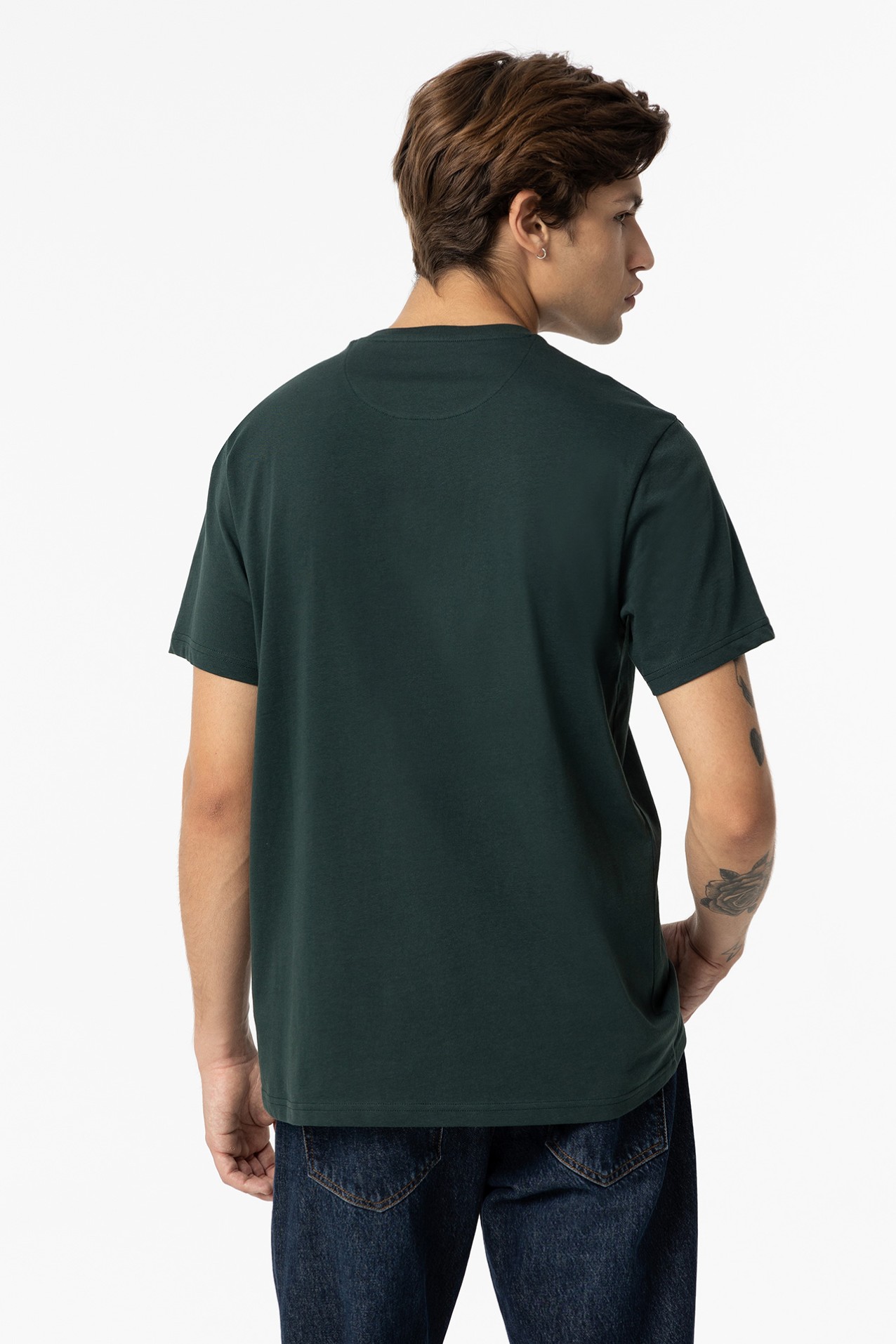 T-shirt de Algodo com Relevo