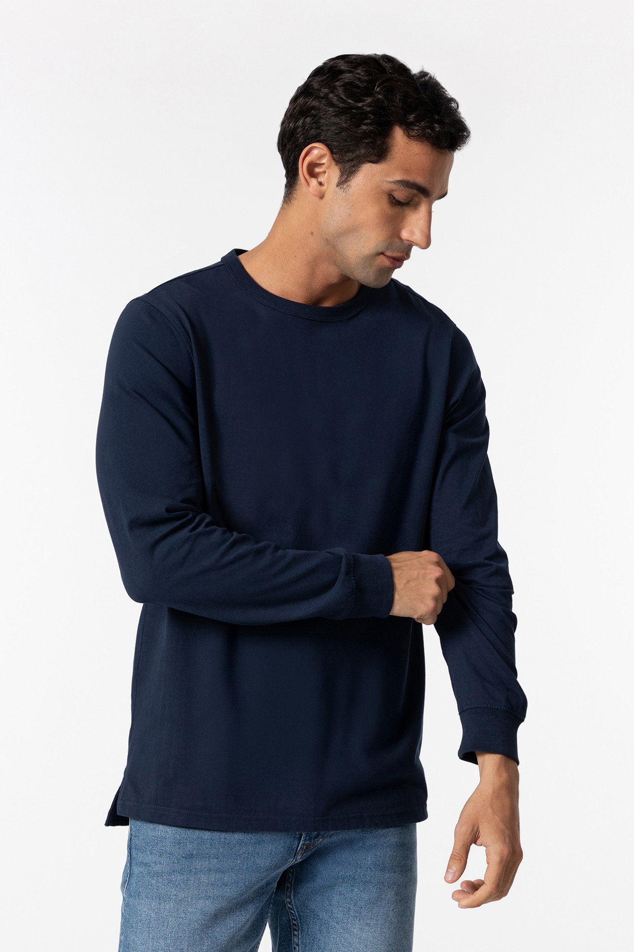 T-shirt Bsica de Manga Comprida