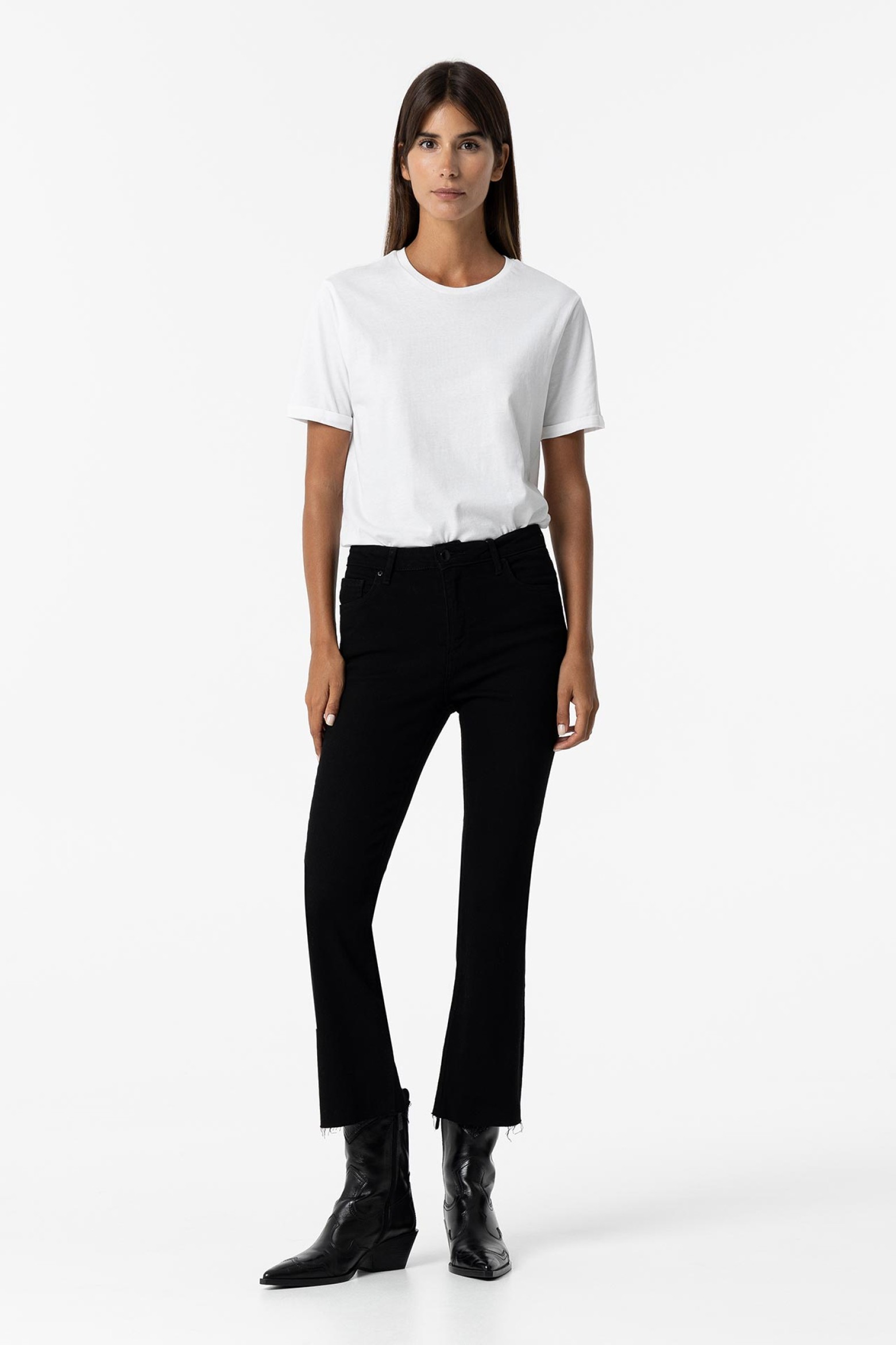 Megan Cropped Flare Jeans