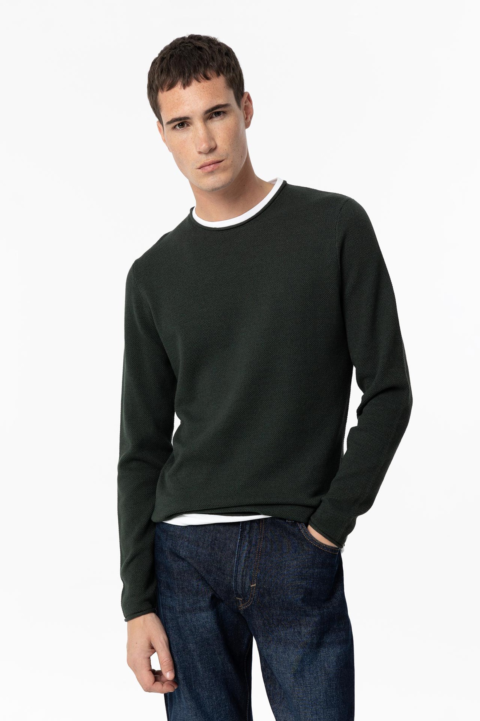 Combined Cotton Sweater