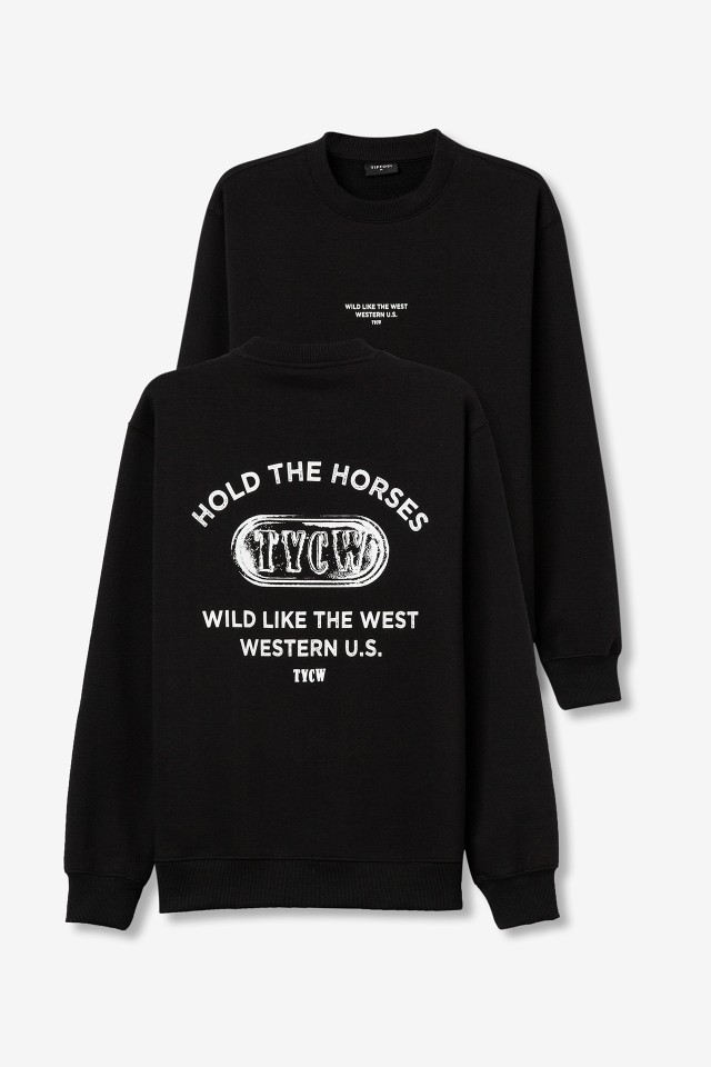 Sweatshirt Regular Fit Estampada