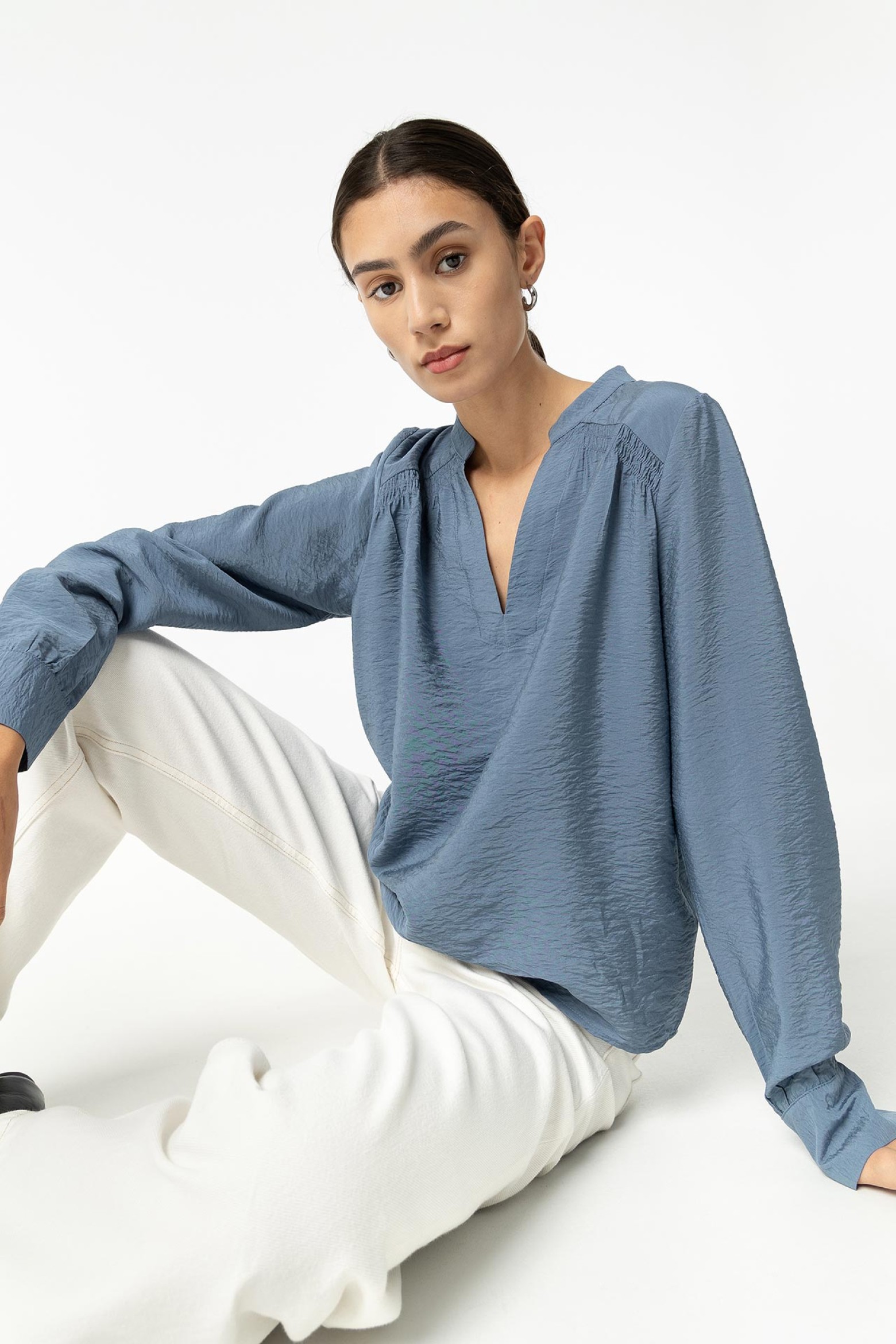 Blusa Acetinada