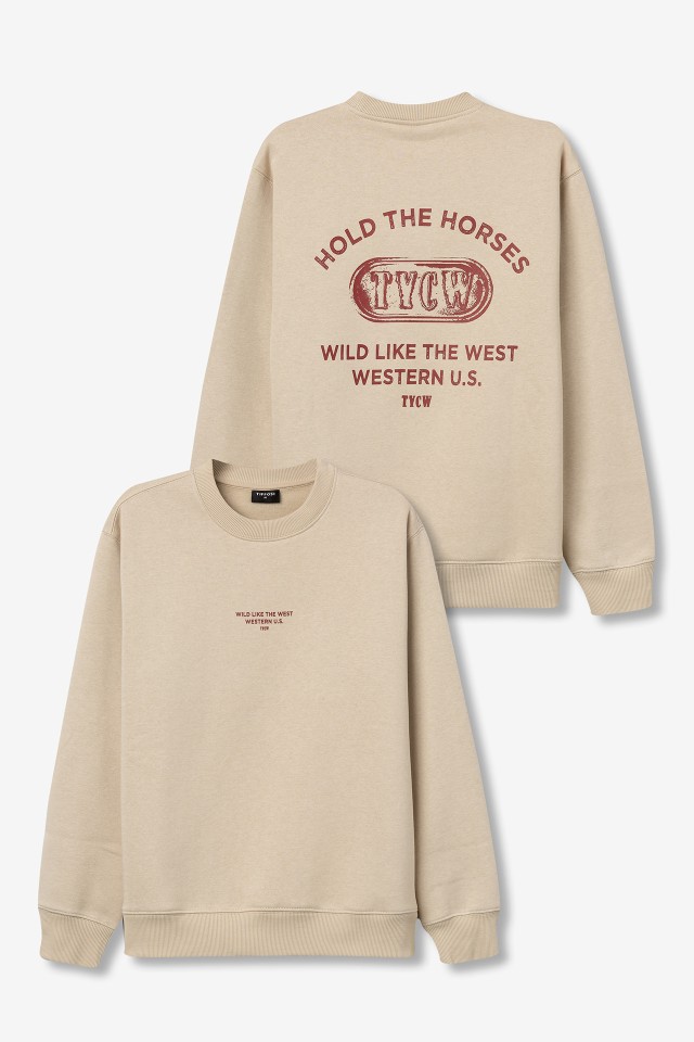 Sweatshirt Regular Fit Estampada