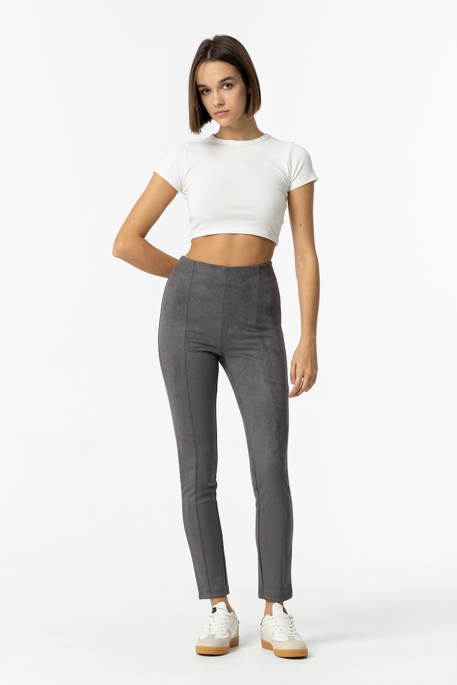 Leggings efecto gamuza
