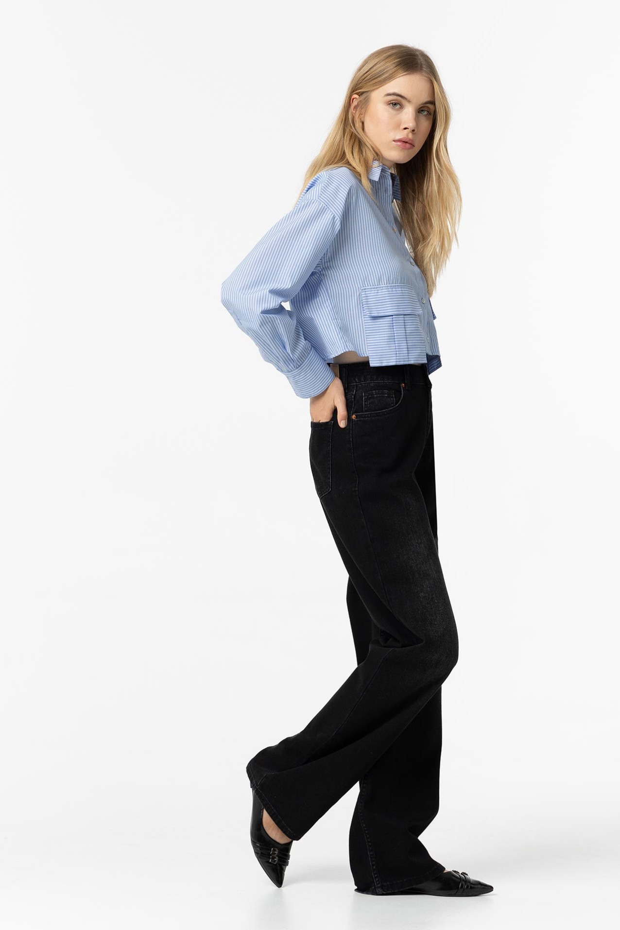 Jeans Wide Leg Negros