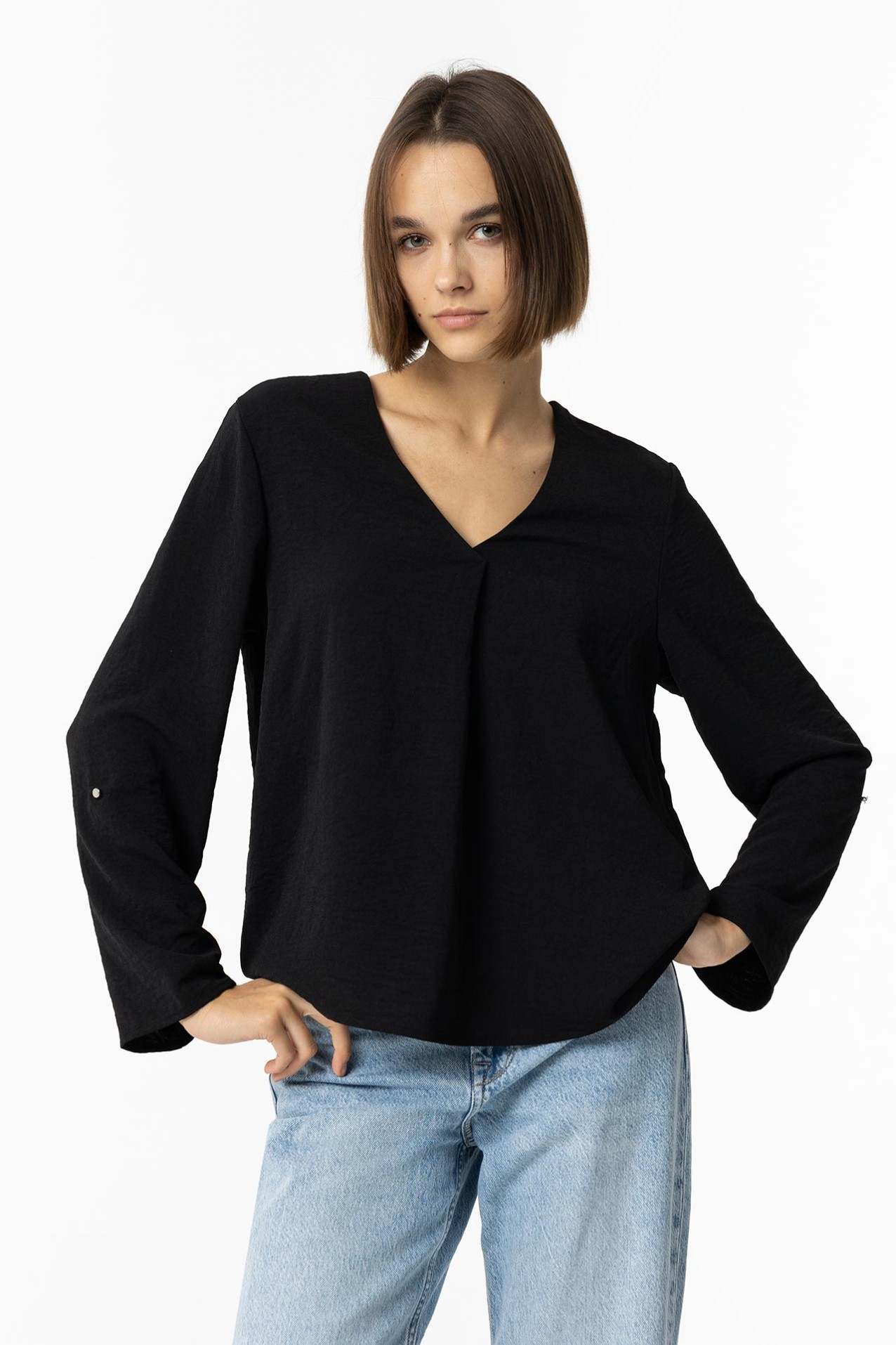 Satin Blouse Forest main image 1