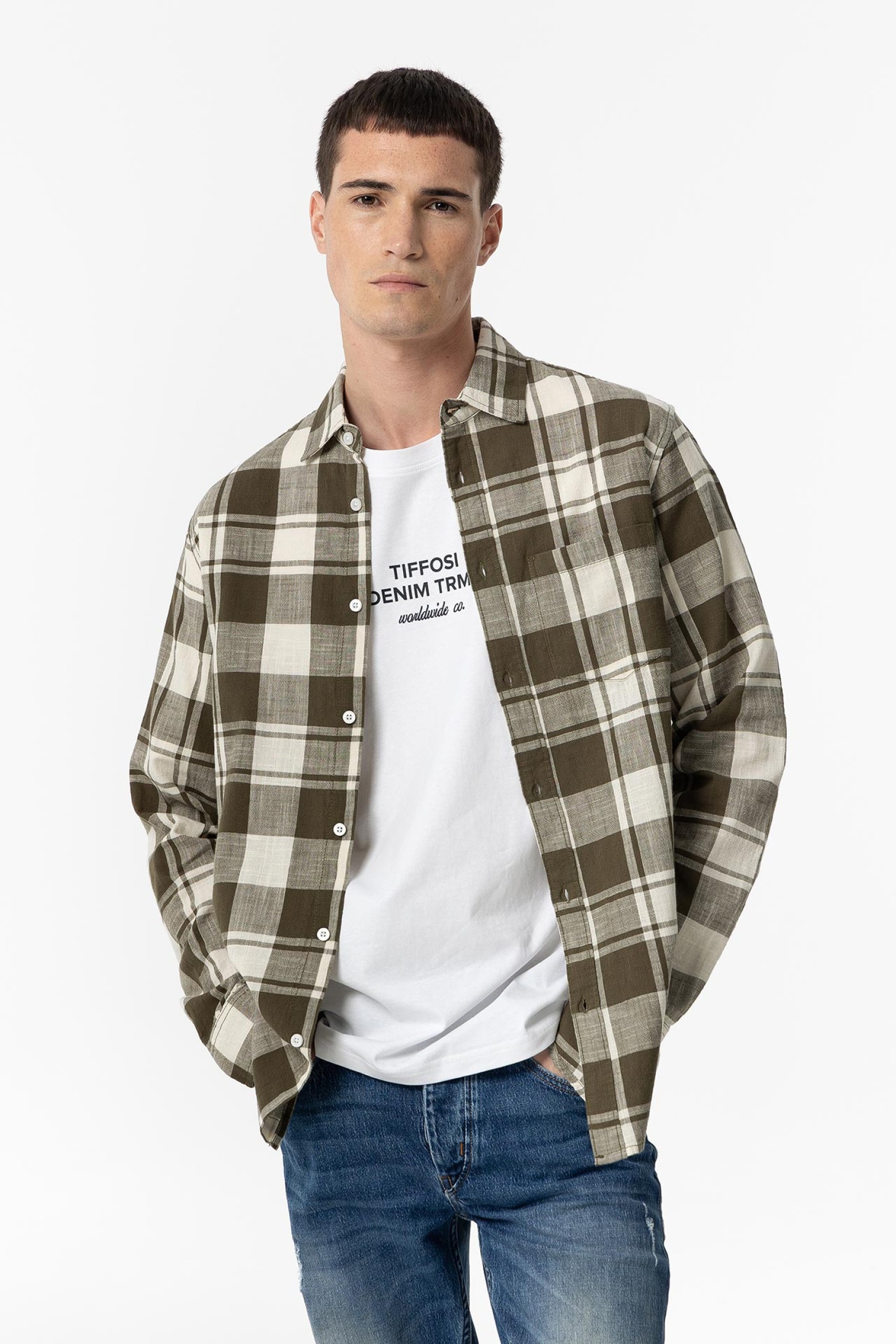 Regular Fit Plaid Shirt