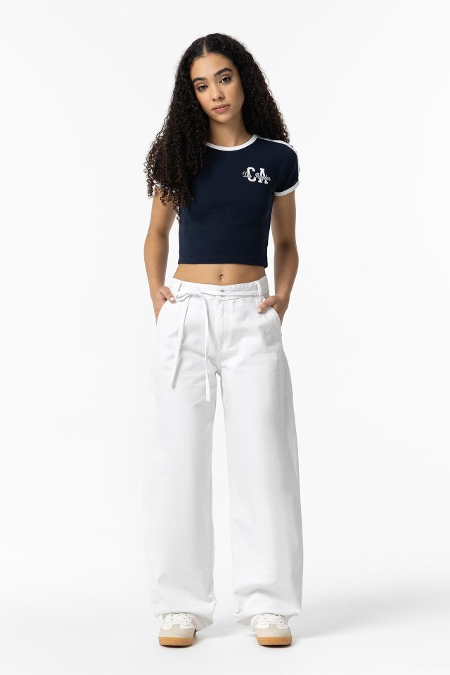 Jeans Demi Baggy con cinturn