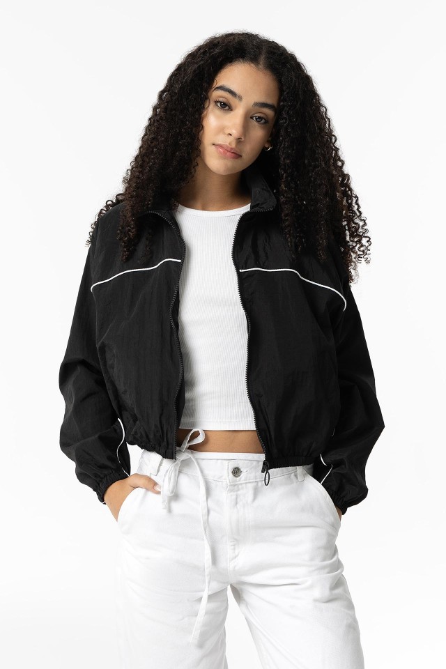Nylon windbreaker jacket