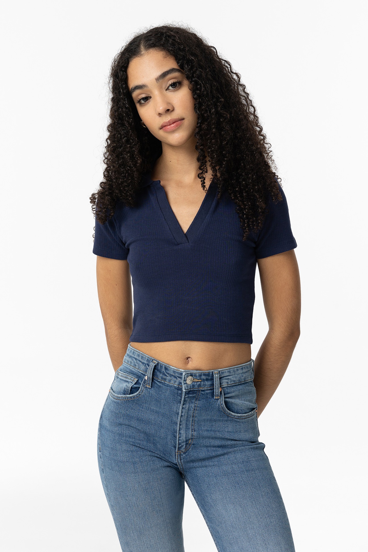 Camiseta con cuello de polo
