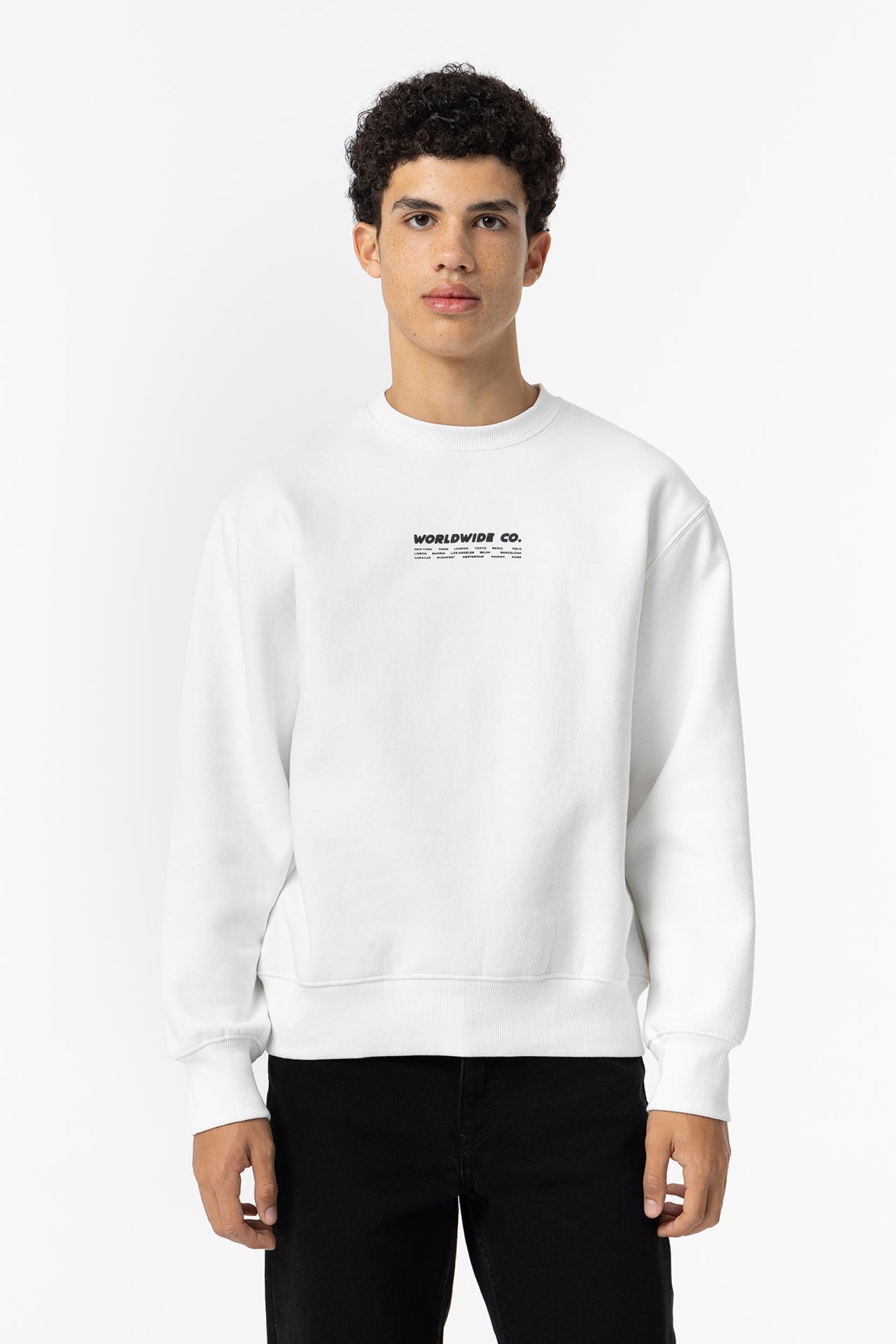 Sweatshirt Relaxed Fit Estampada