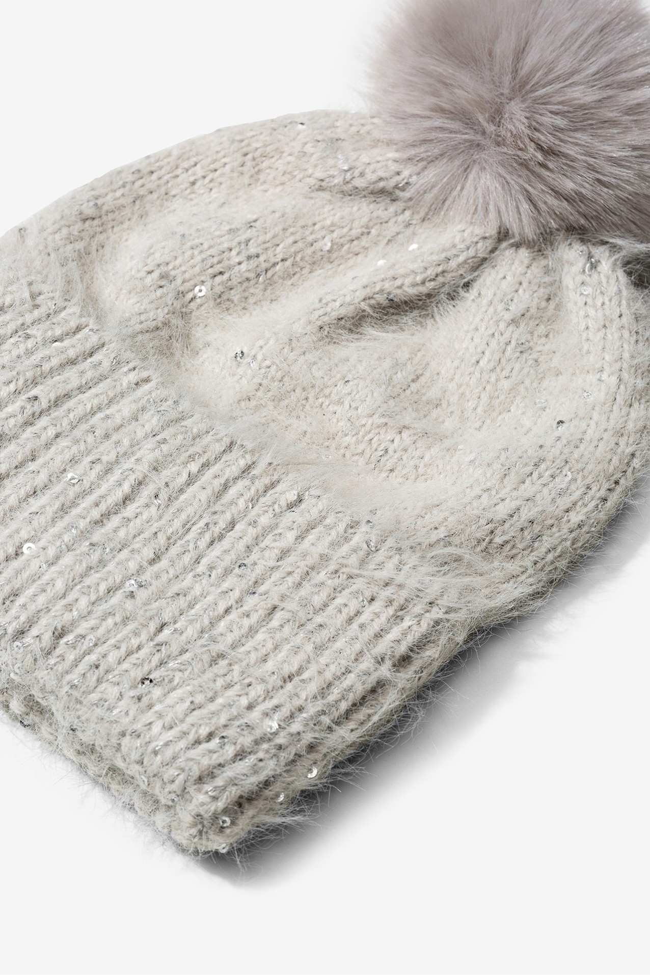 Gorro Lantejoulas com Pompom