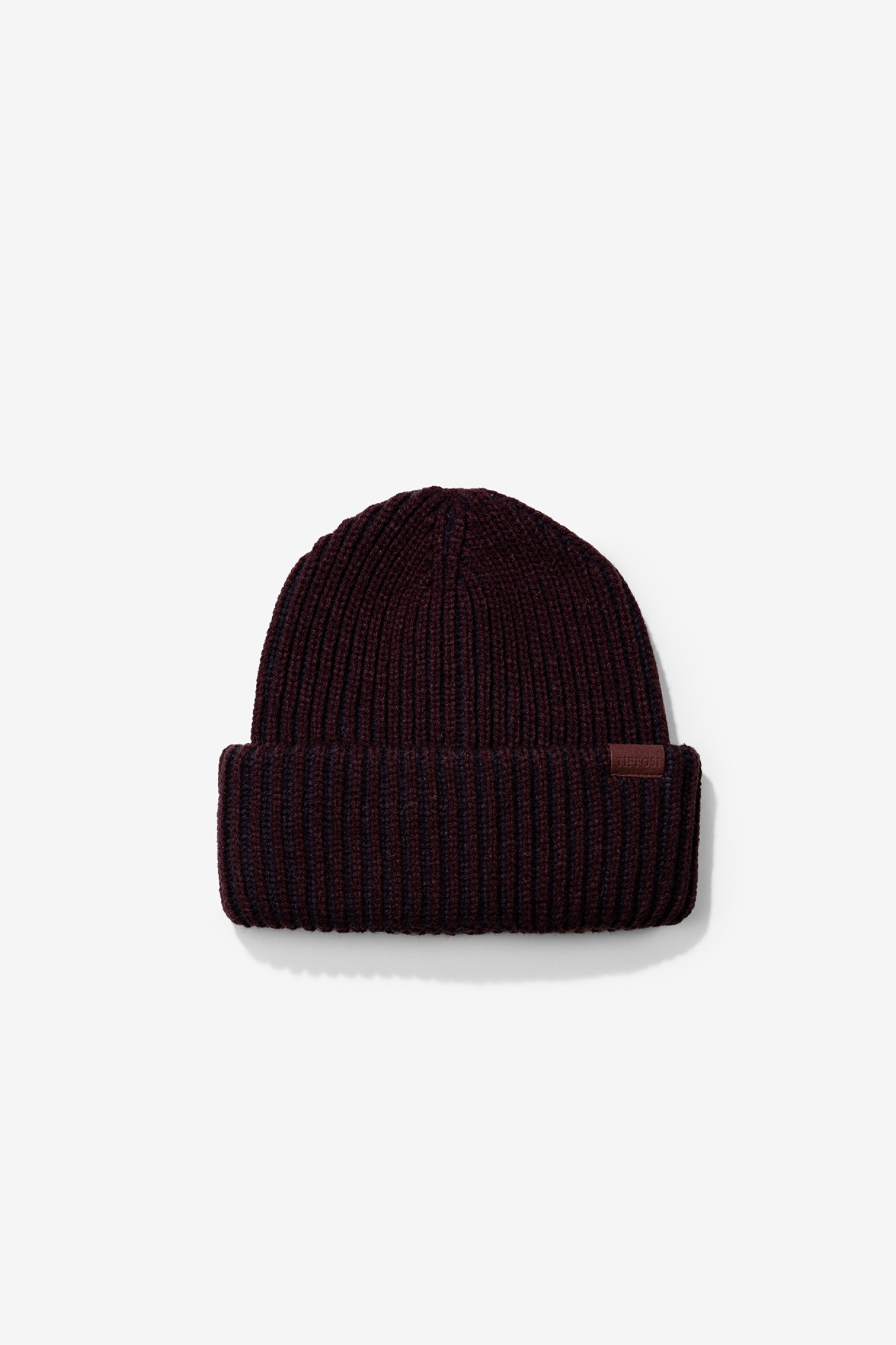 Gorro Bicolor de Malha com Nervuras