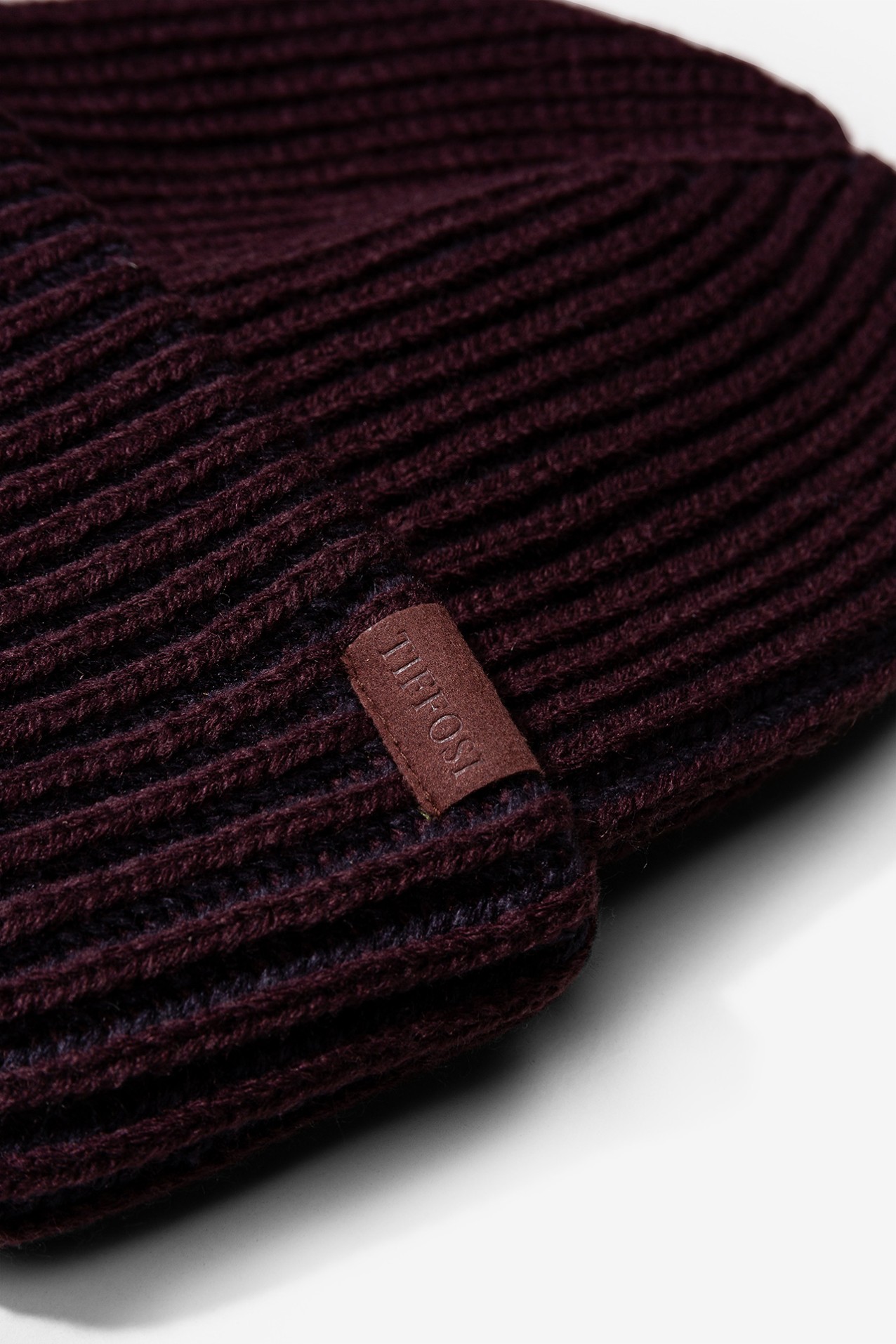 Gorro Bicolor de Malha com Nervuras