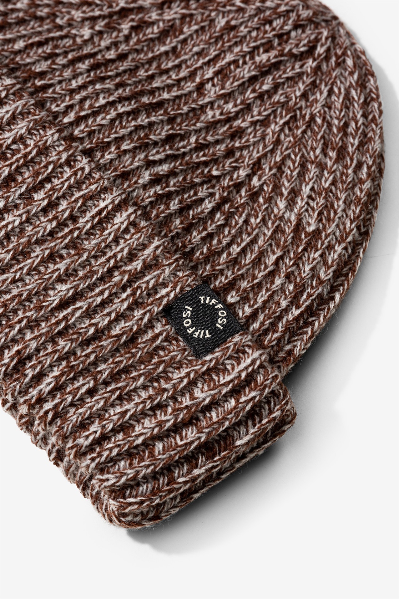 Gorro Bicolor de Malha com Nervuras