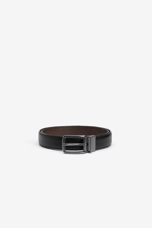 Cinturn Reversible Efecto Piel