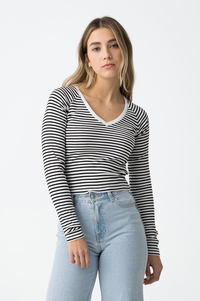 Camisola Curta s Riscas