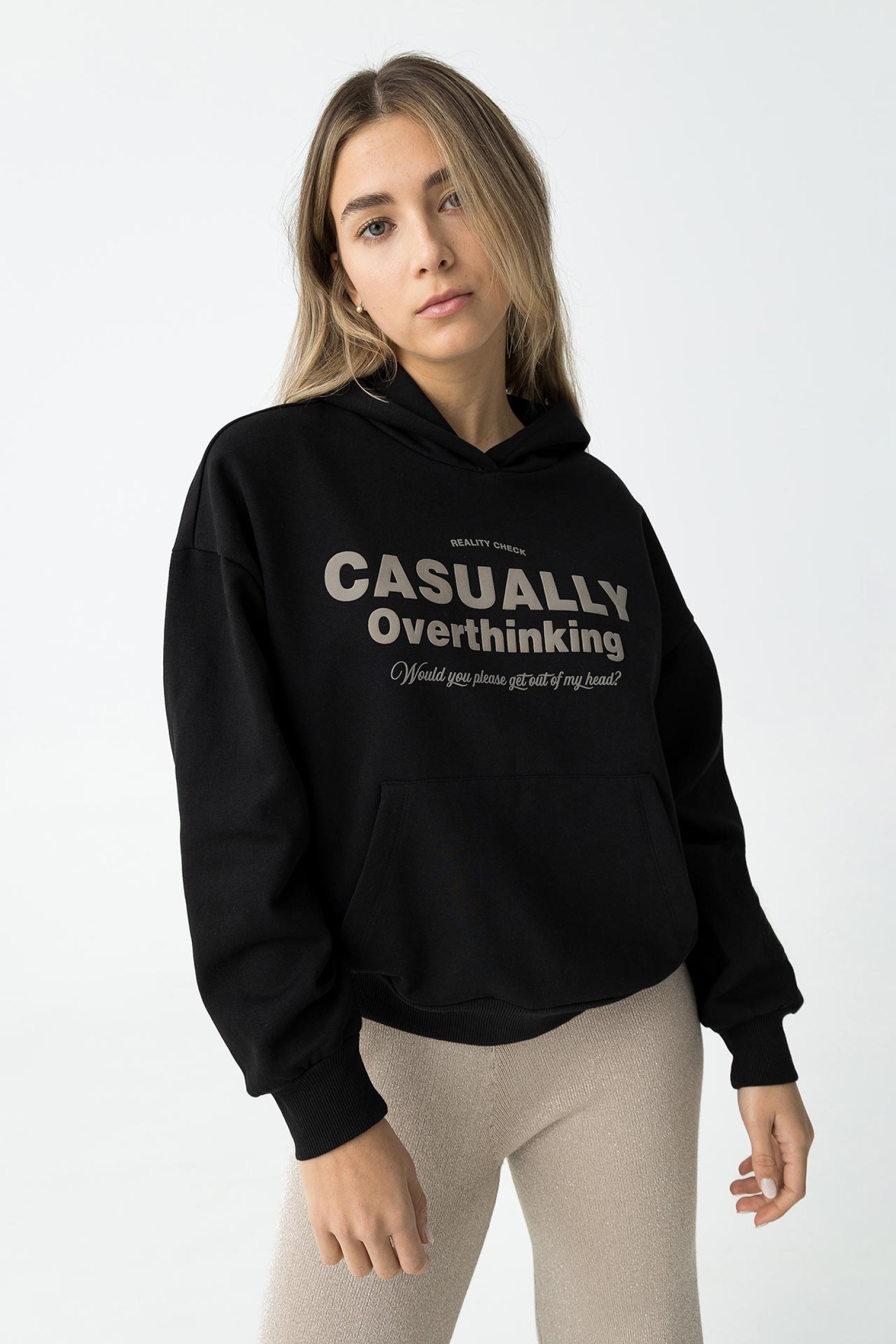 Sudadera con estampado frontal