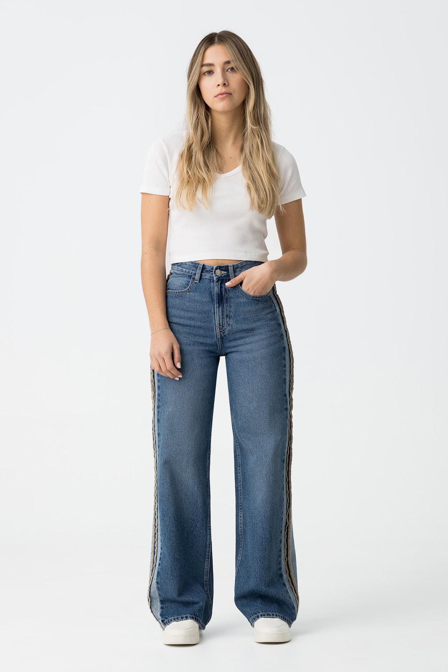 Jeans Kylie Wide Leg Combinadas