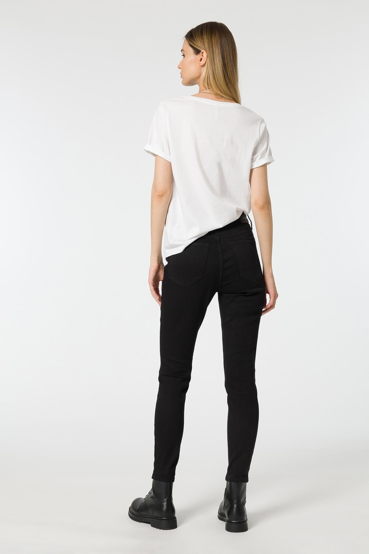 Jeans Lauren Skinny Cintura Alta