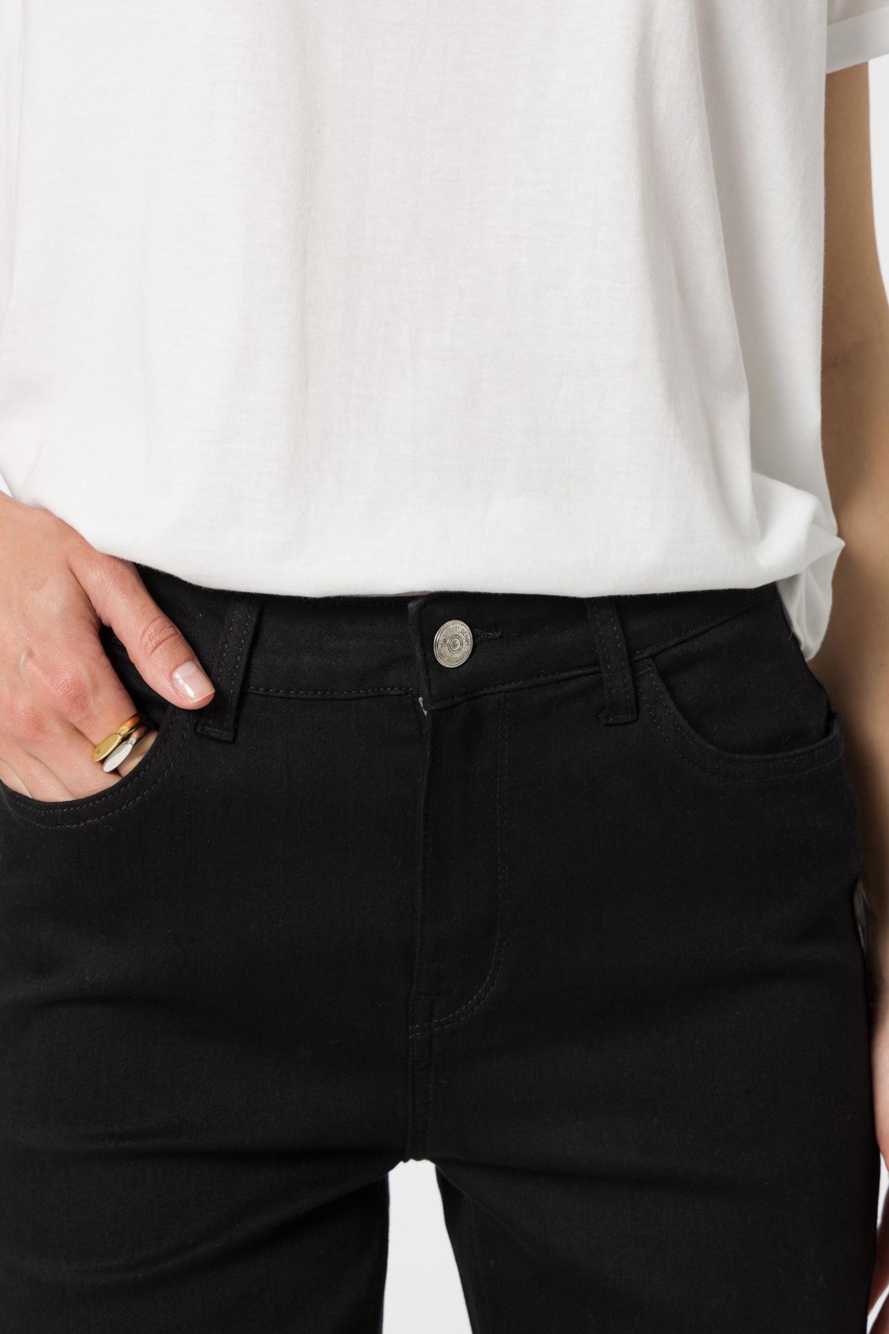 Jeans Lauren Skinny Cintura Alta