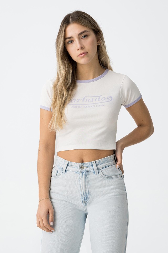 Cropped t-shirt