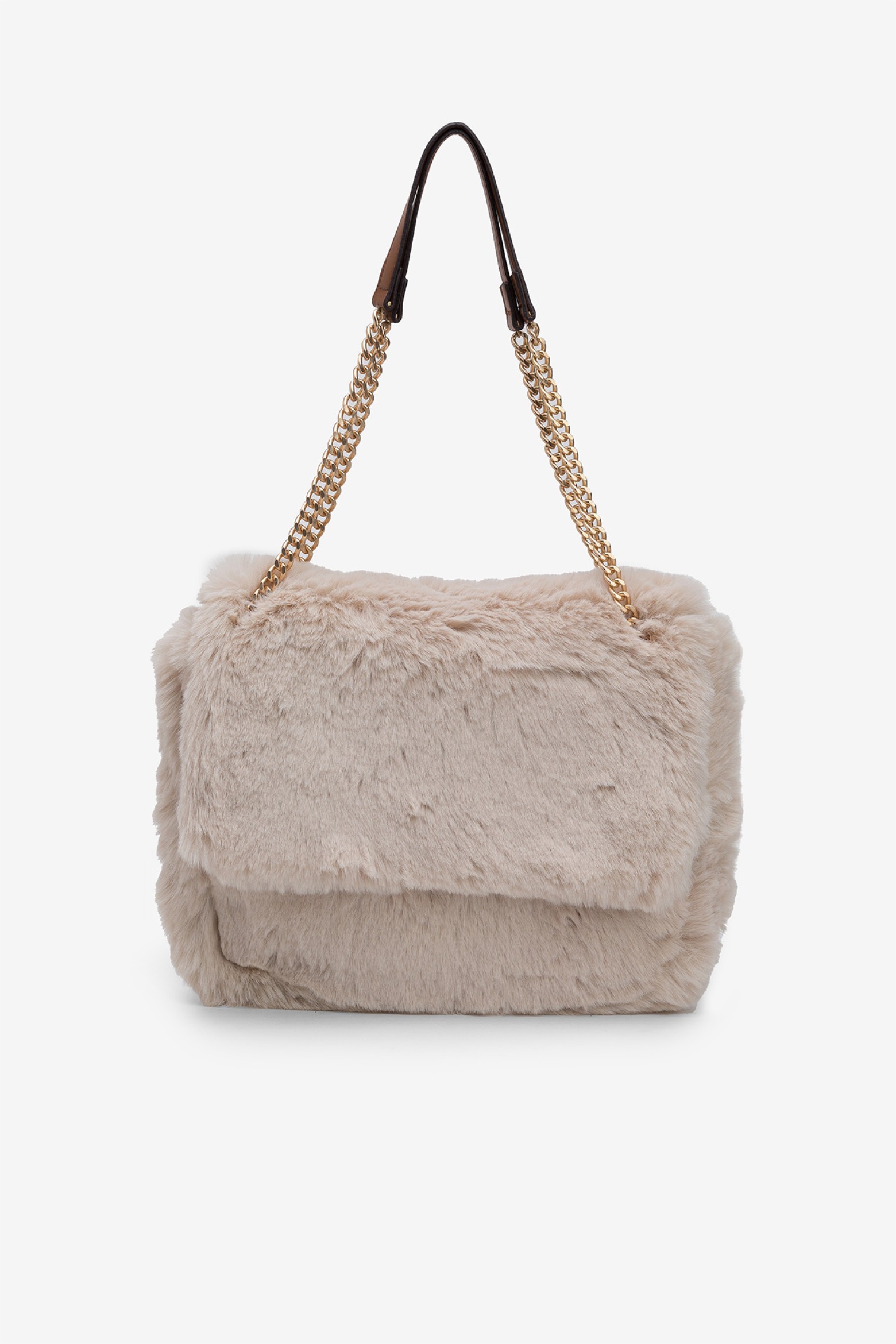 Faux Fur Crossbody Bag