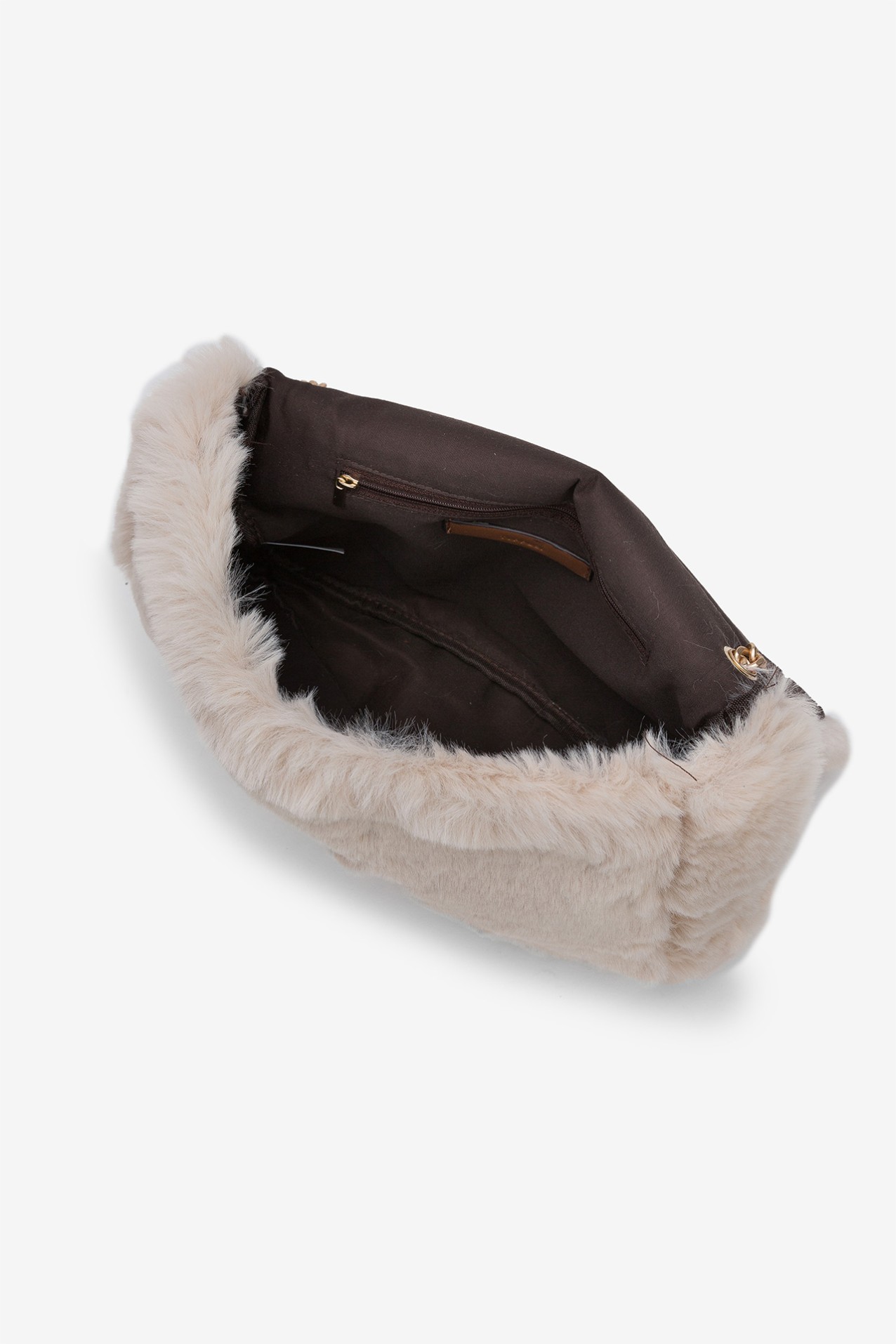 Faux Fur Crossbody Bag