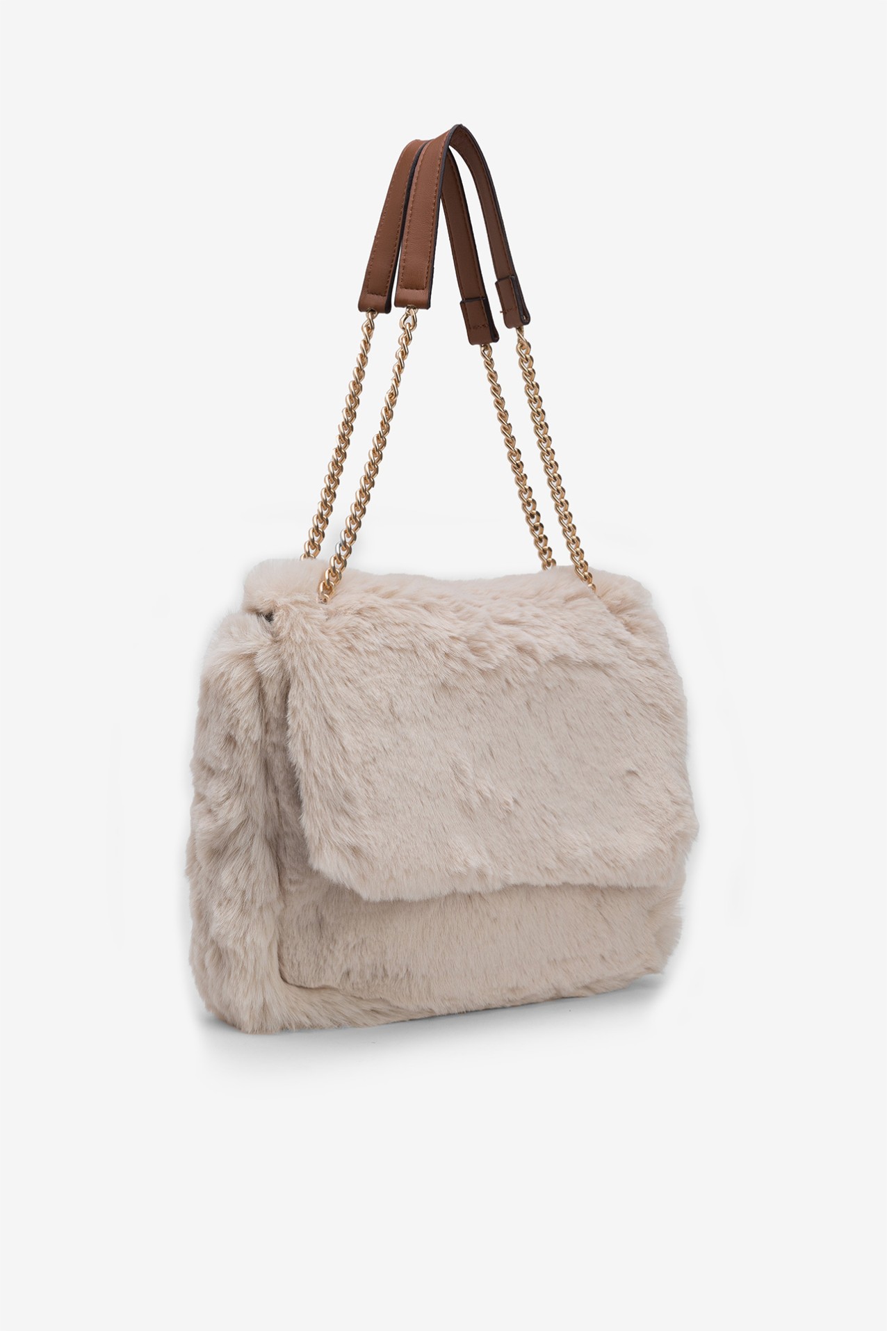 Faux Fur Crossbody Bag